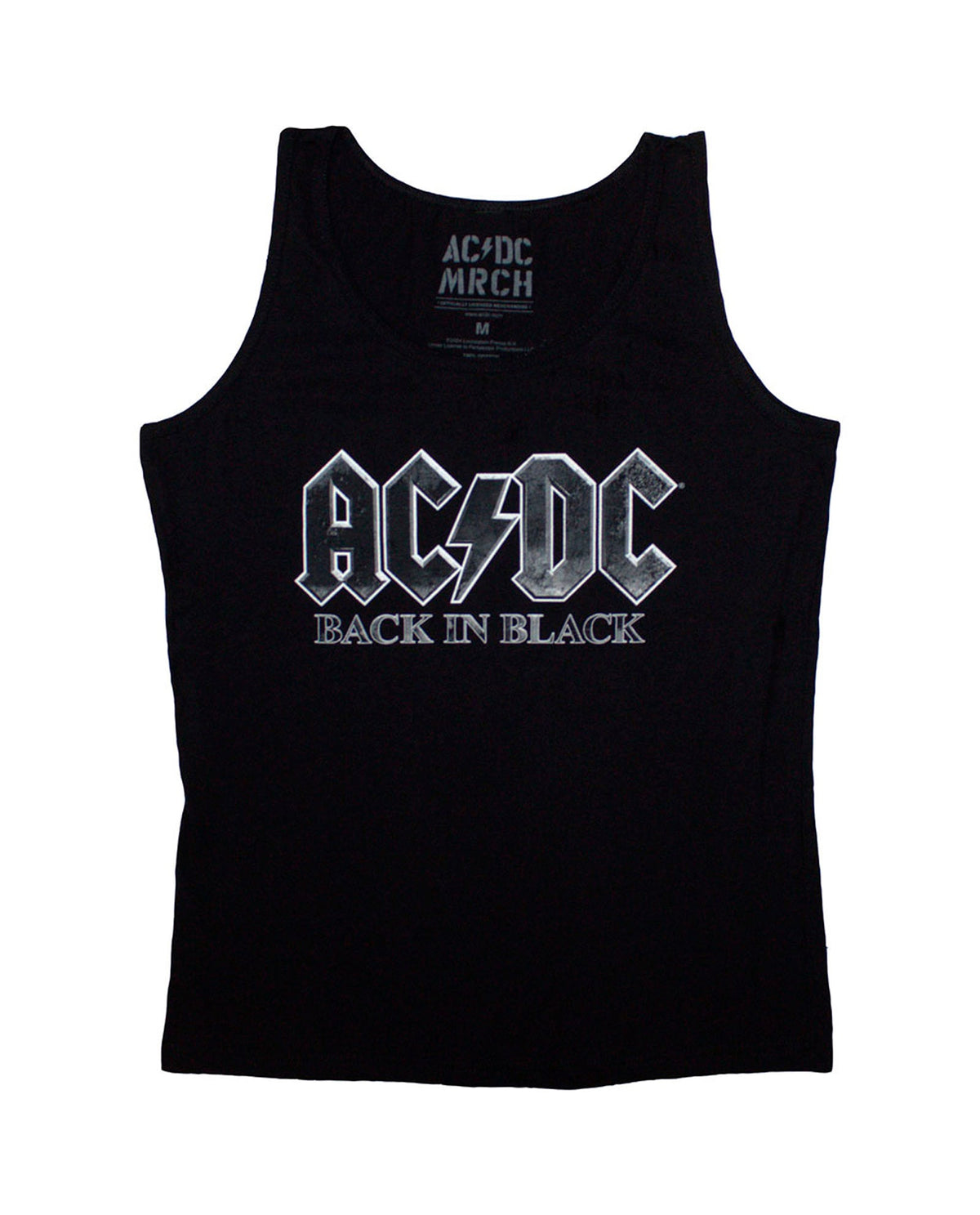 AC/DC - Camiseta Tirantes Mujer "Back In Black" - D2fy · Rocktud - Rocktud