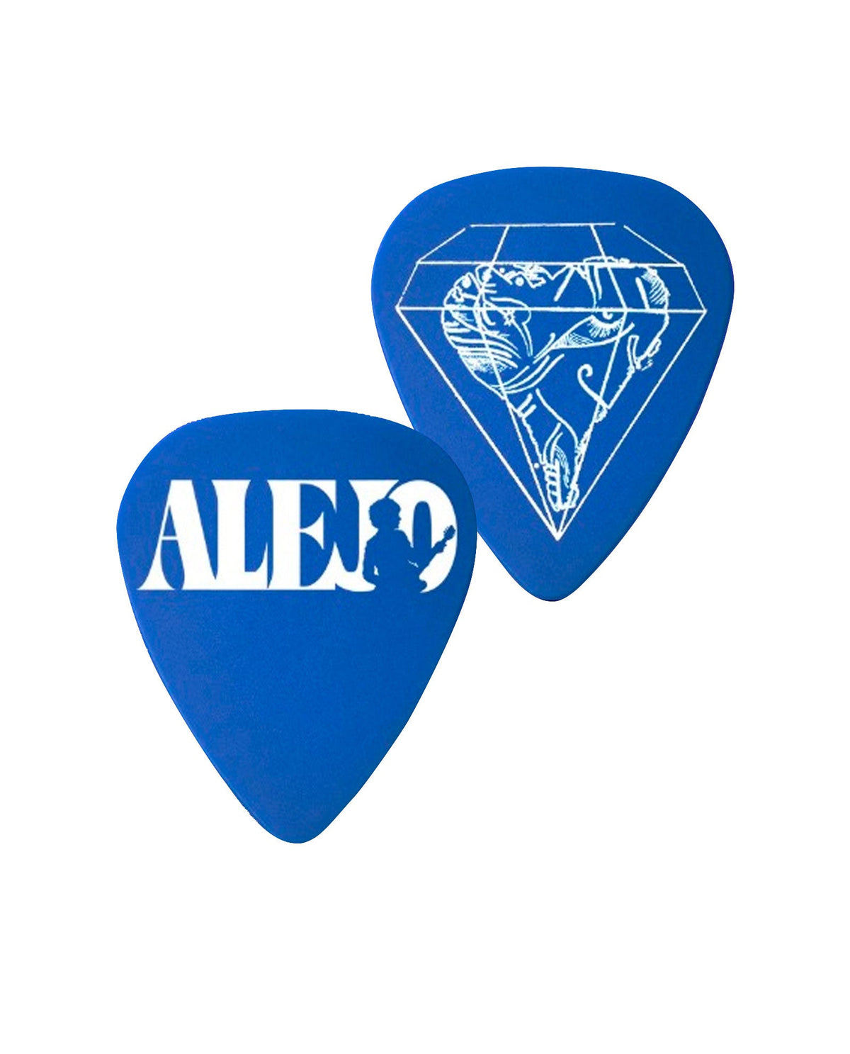 Alejo - Púa "Diamantes" Azul - D2fy · Rocktud - Alejo