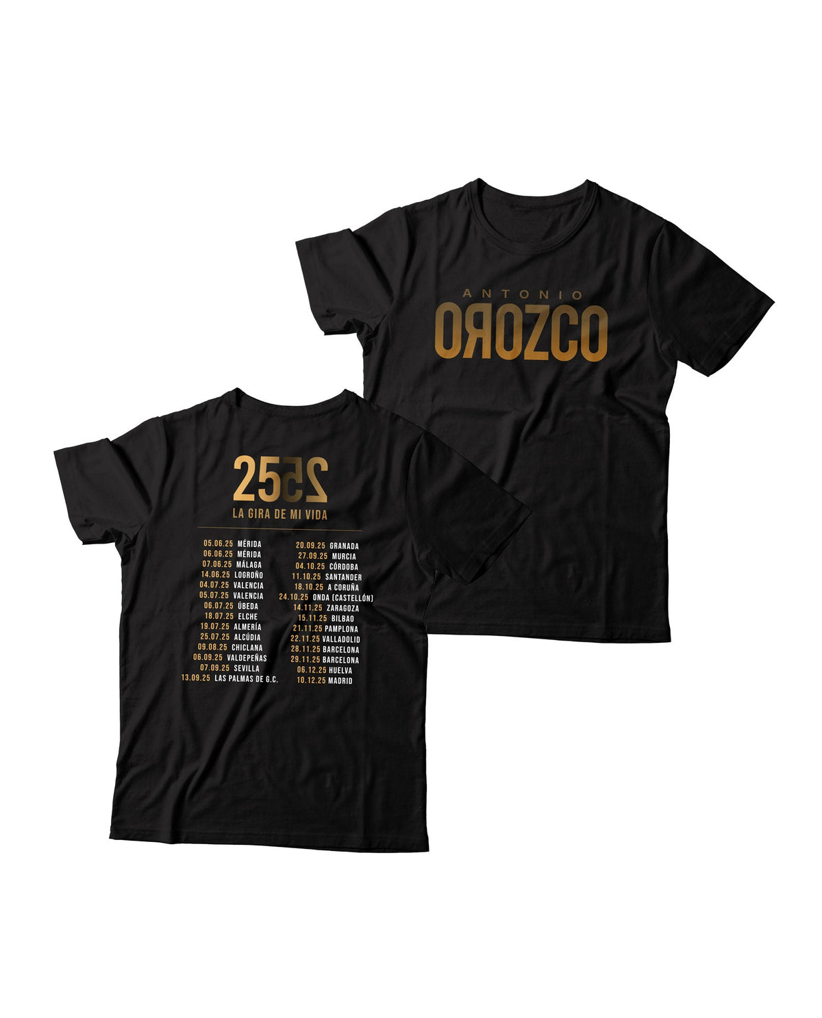 Antonio Orozco - Camiseta "La Gira de Mi Vida" - D2fy · Rocktud - Antonio Orozco
