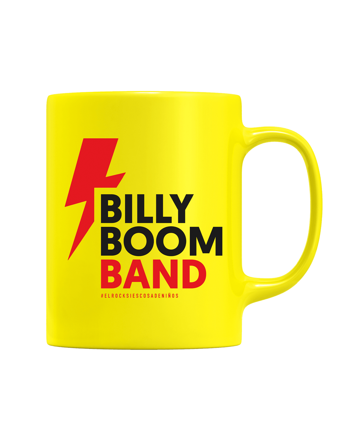 Billy Boom Band - Taza "Logo" Amarilla - D2fy · Rocktud - Billy Boom Band