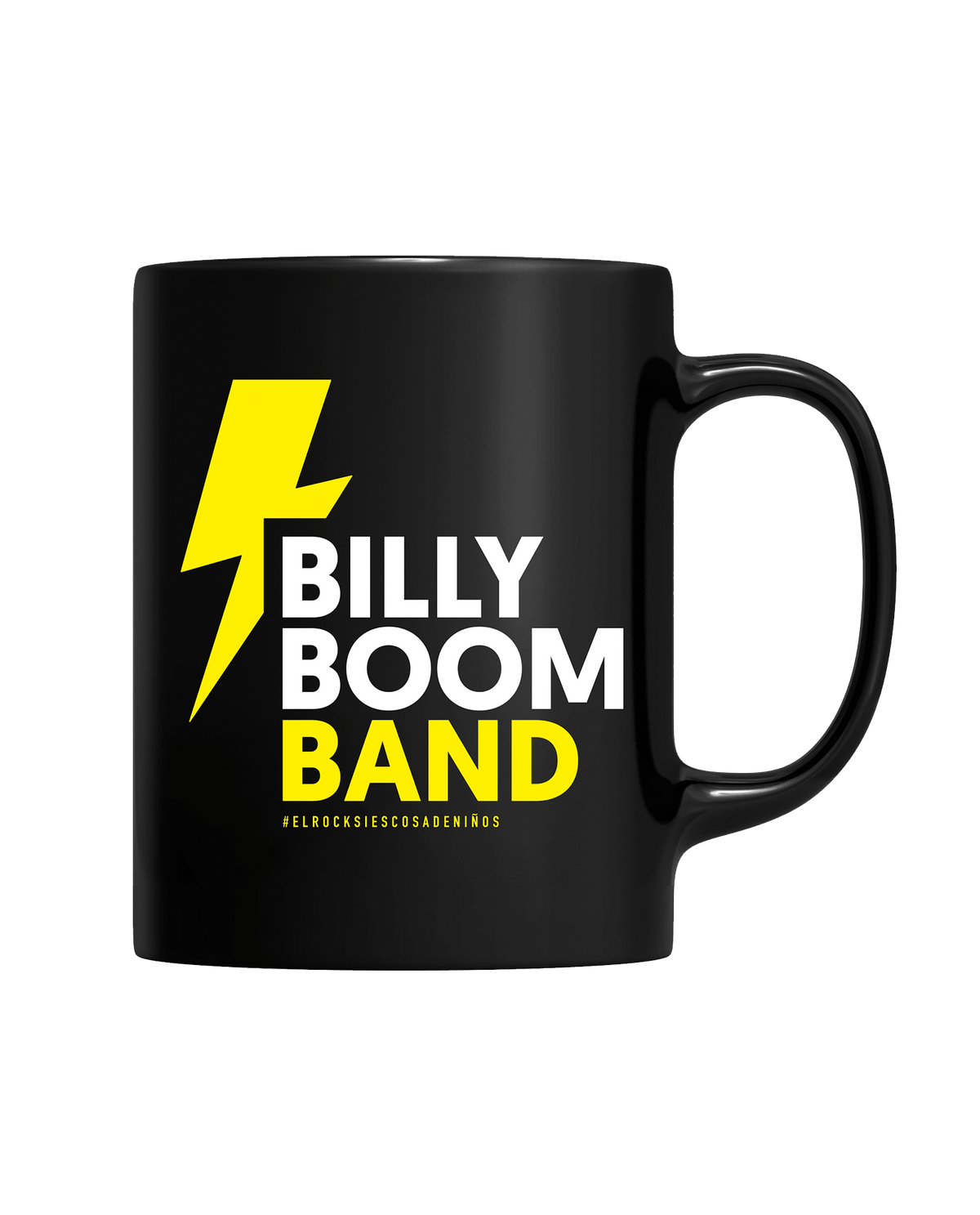 Billy Boom Band - Taza "Logo" Negra - D2fy · Rocktud - Billy Boom Band