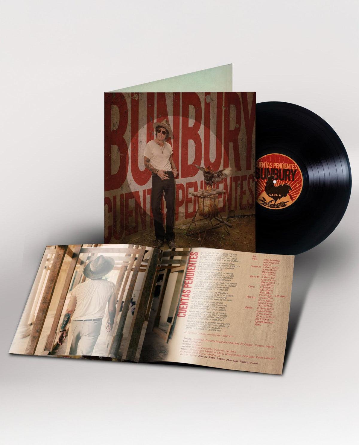 Bunbury - LP Vinilo "Cuentas pendientes" - D2fy · Rocktud - Rocktud