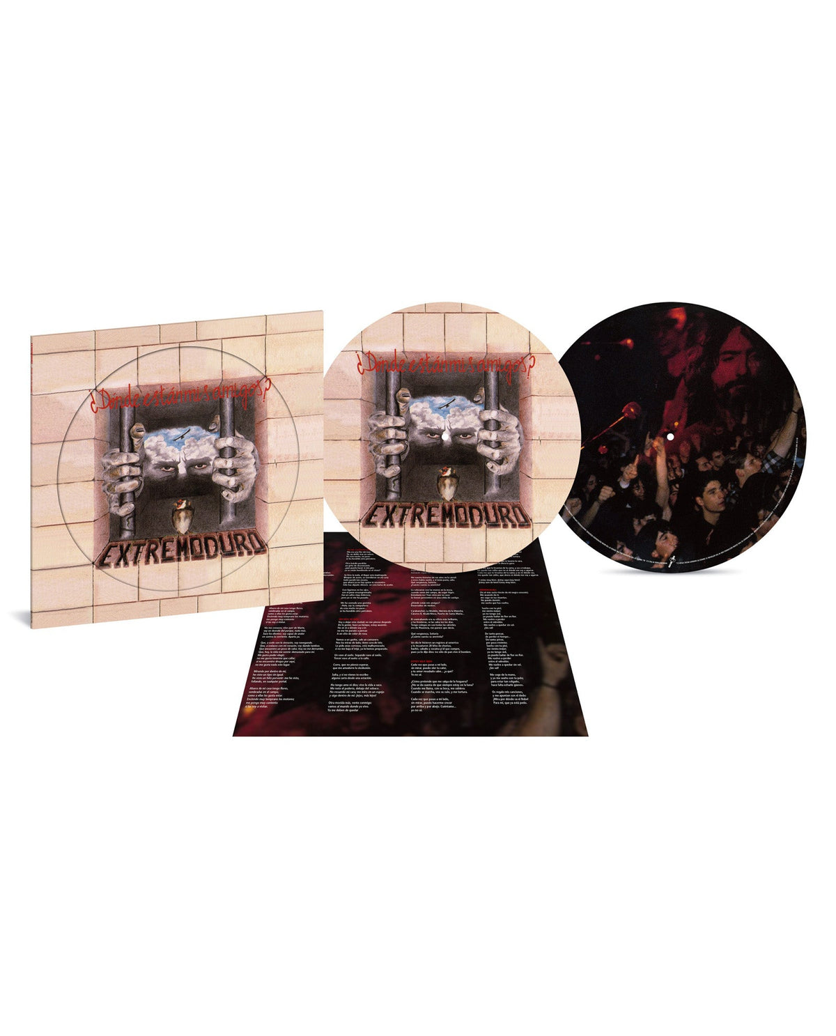 Extremoduro - LP Vinilo Picture Disc "Donde Están Mis Amigos" Edición limitada - D2fy · Rocktud - Rocktud