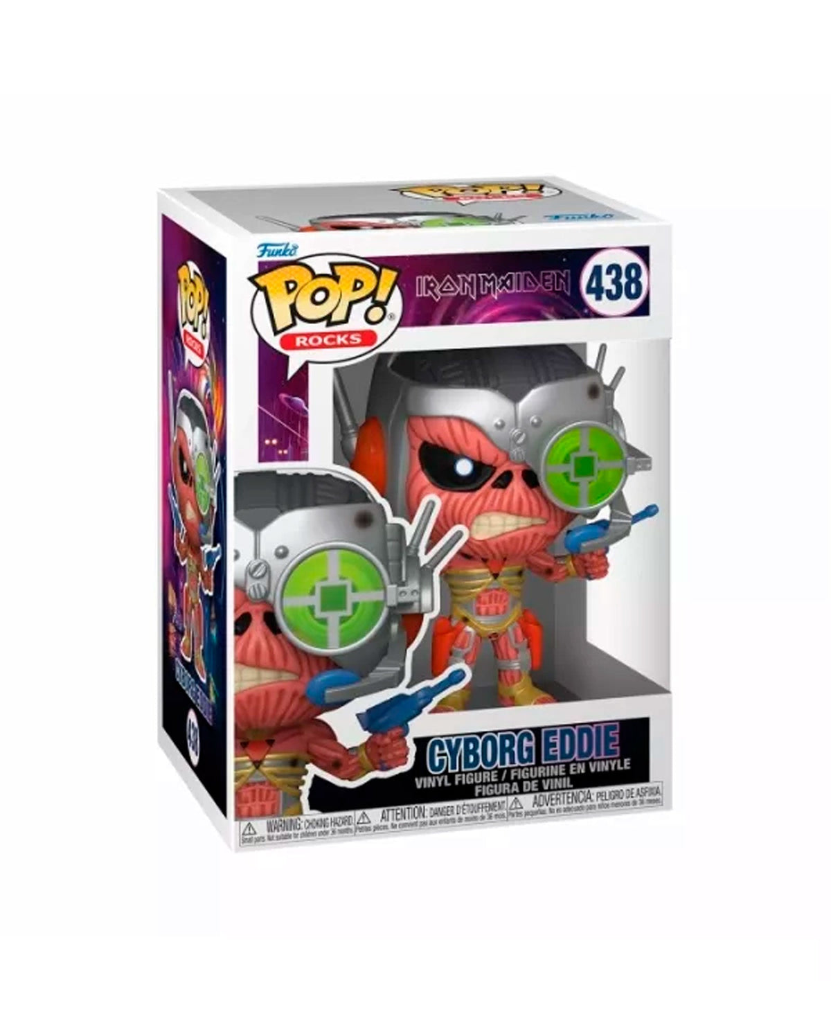 Funko POP! 440 Iron Maiden 6" - Vinyl Cyborg Eddie - D2fy · Rocktud - D2fy