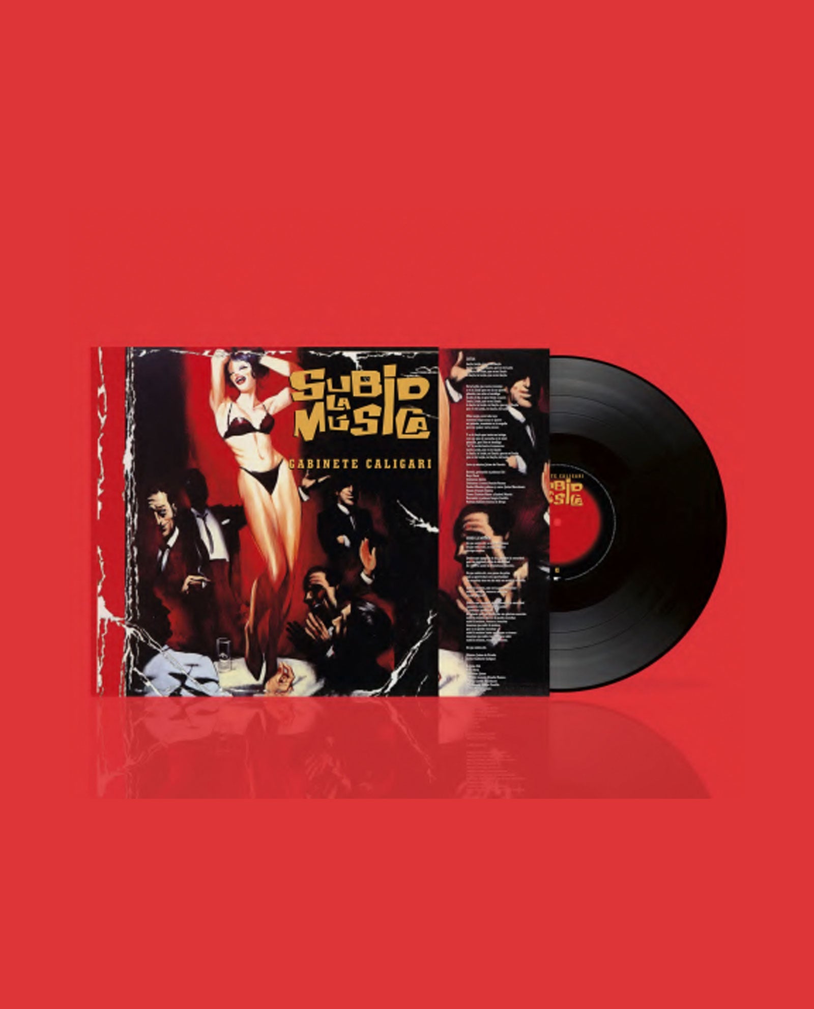 Gabinete Caligari - LP Vinilo "Subid la Música - D2fy · Rocktud - Rocktud