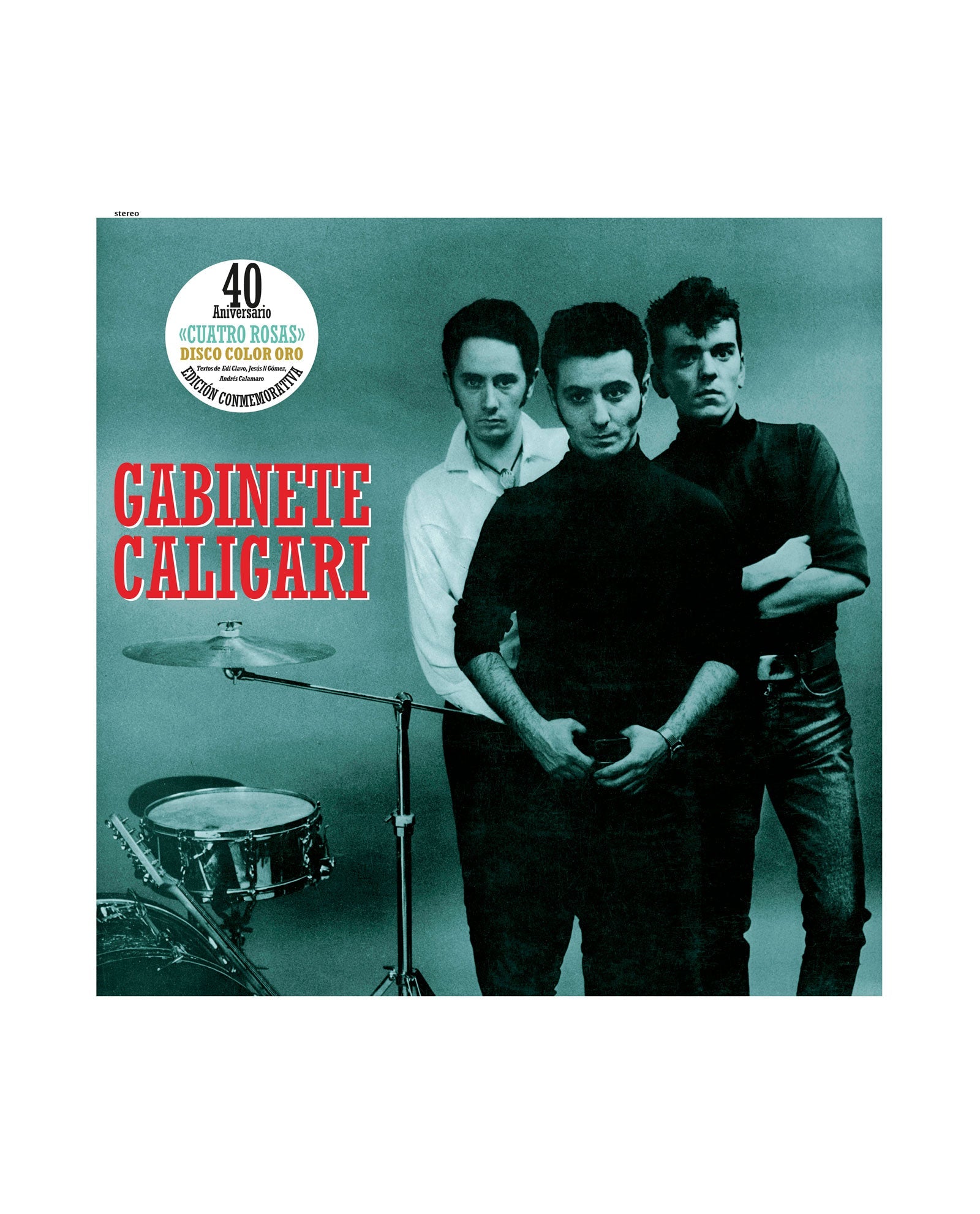 Gabinete Caligari - Mini LP Vinilo Oro "Cuatro rosas" (Edición 40 aniversario) - D2fy · Rocktud - Rocktud