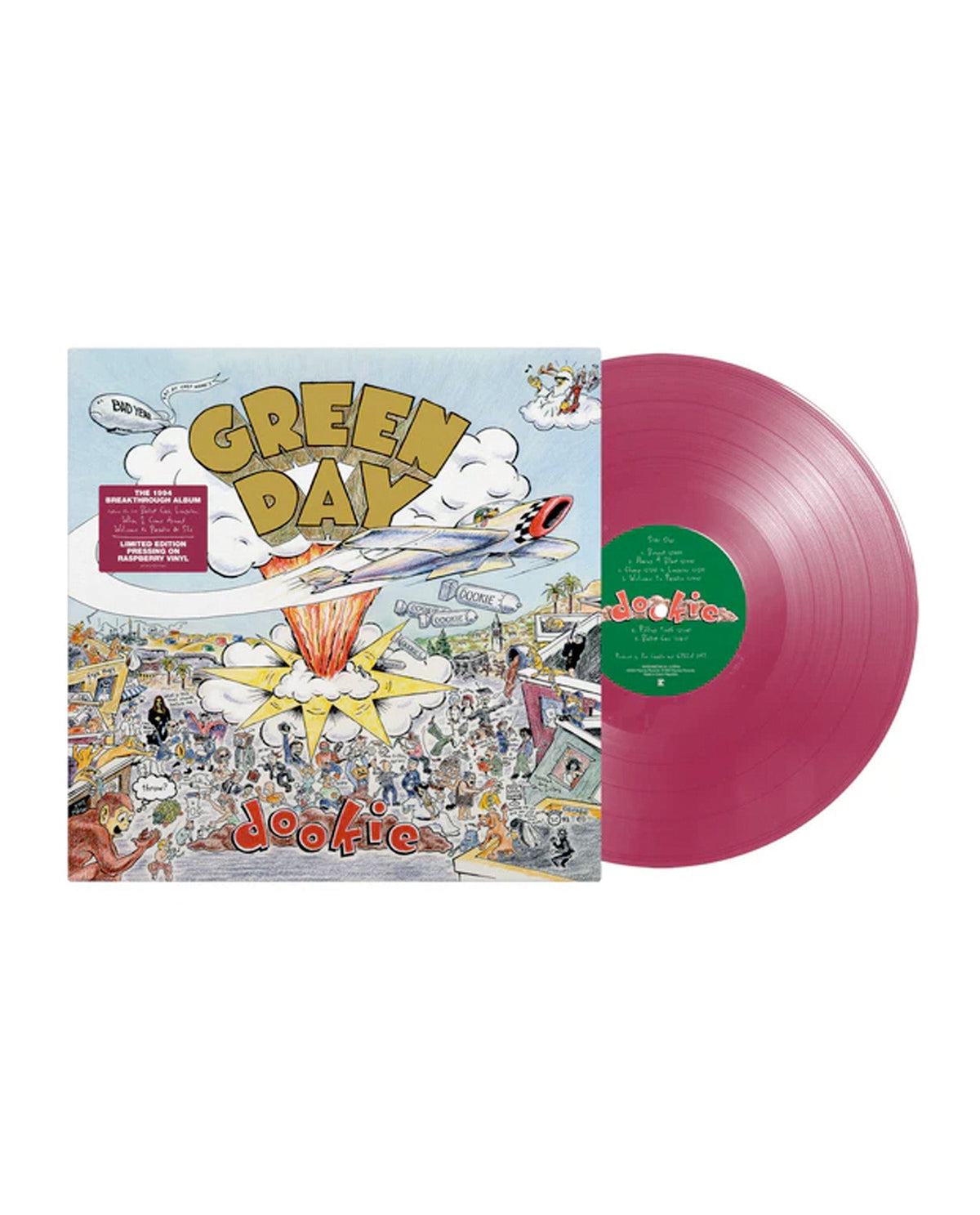 Green Day - LP Vinilo Frambuesa "Dookie" - D2fy · Rocktud - Rocktud
