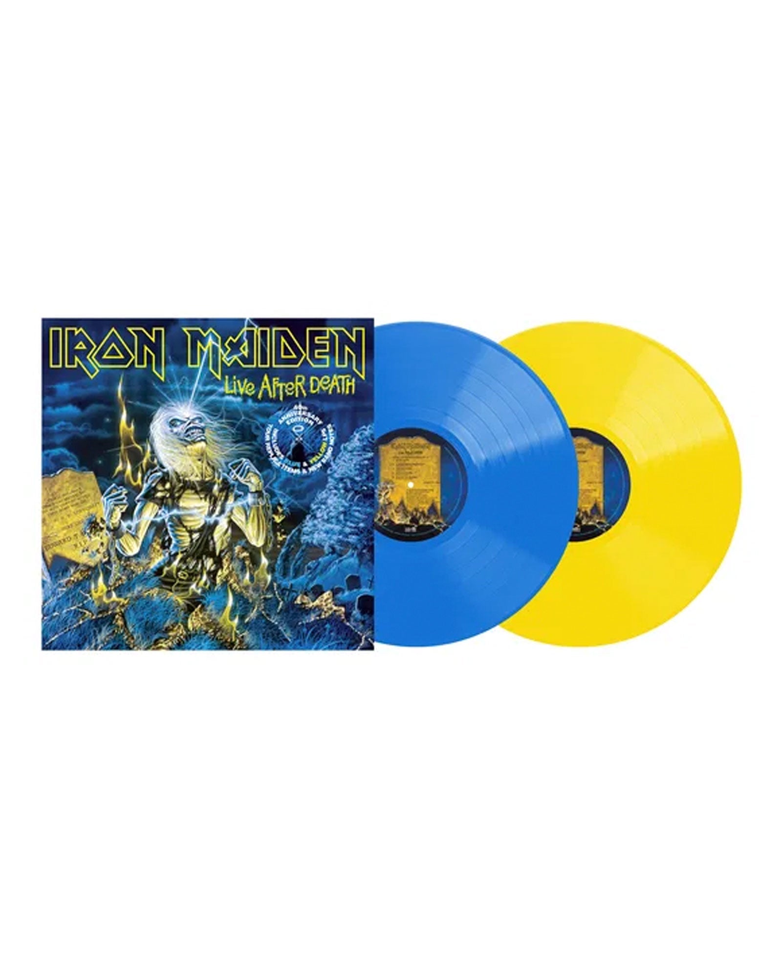 Iron Maiden - 2LP Vinilo Azul y Amarillo 