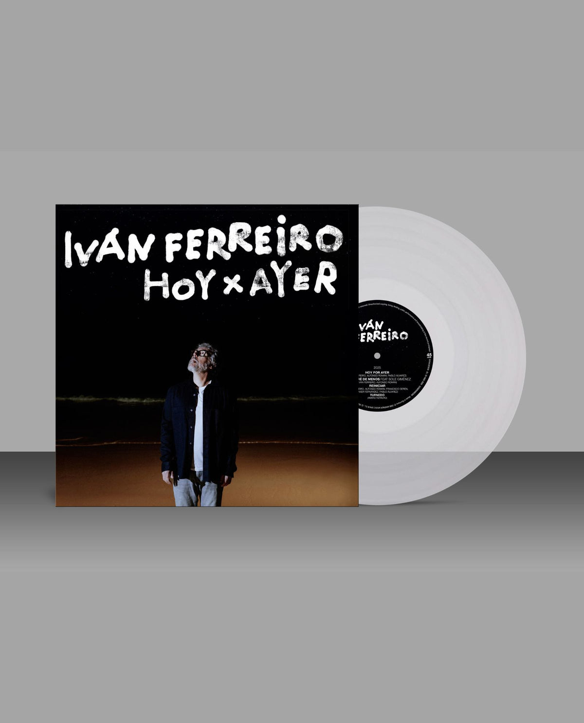 Iván Ferreiro - LP Vinilo 12´´ Transparente "Hoy x Ayer"
