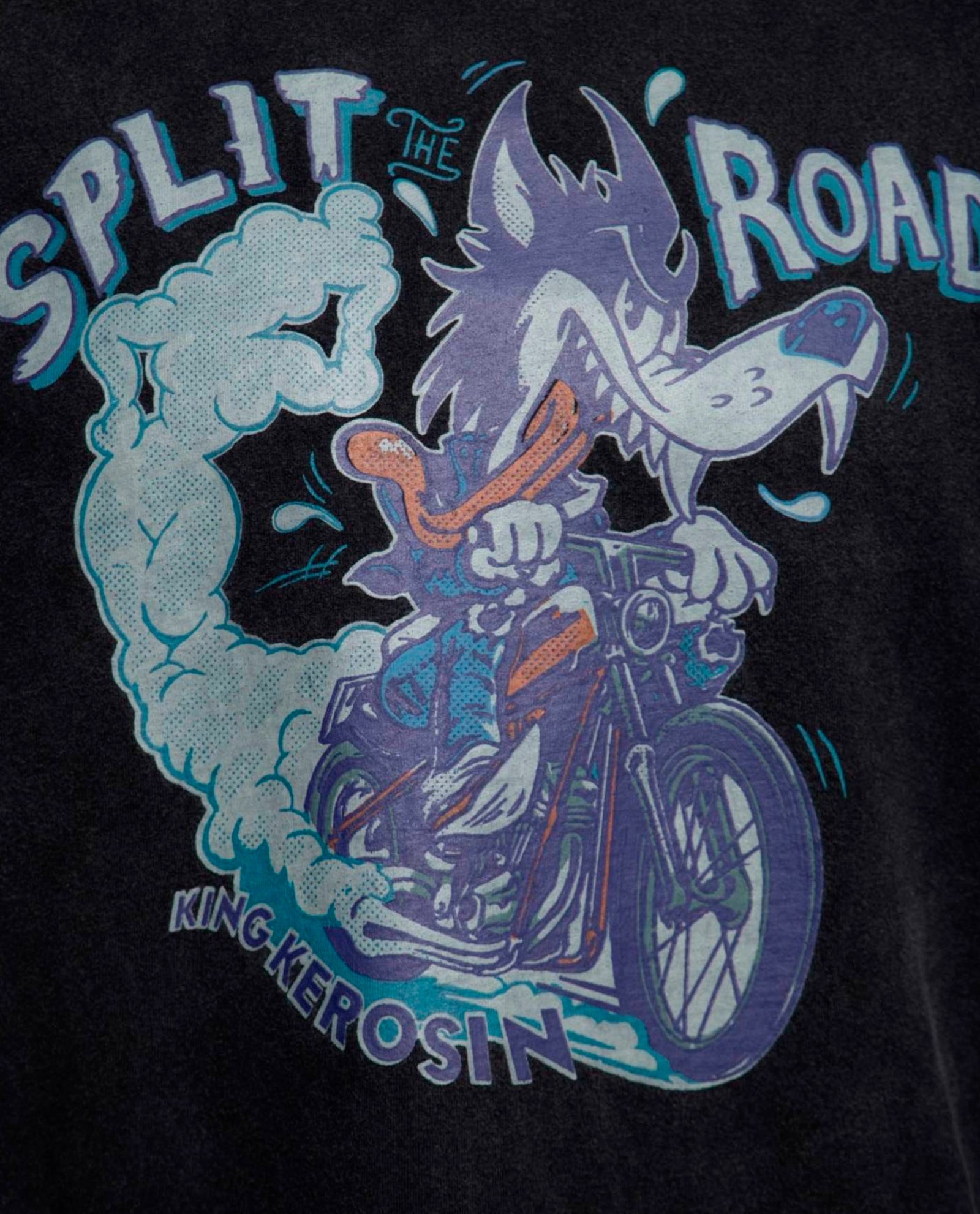 King Kerosin - Camiseta "Split Road" Unisex - D2fy · Rocktud - King Kerosin