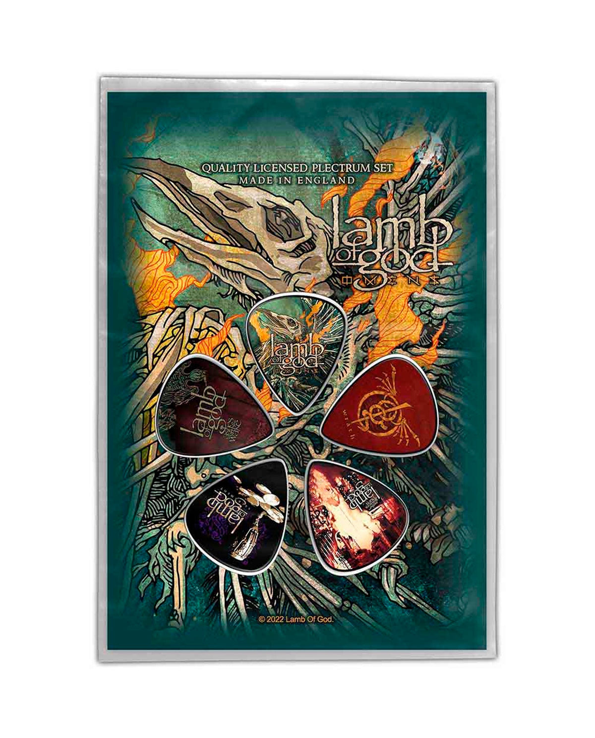 Lamb Of God - Pack de púas "Omens" - D2fy · Rocktud - Rocktud