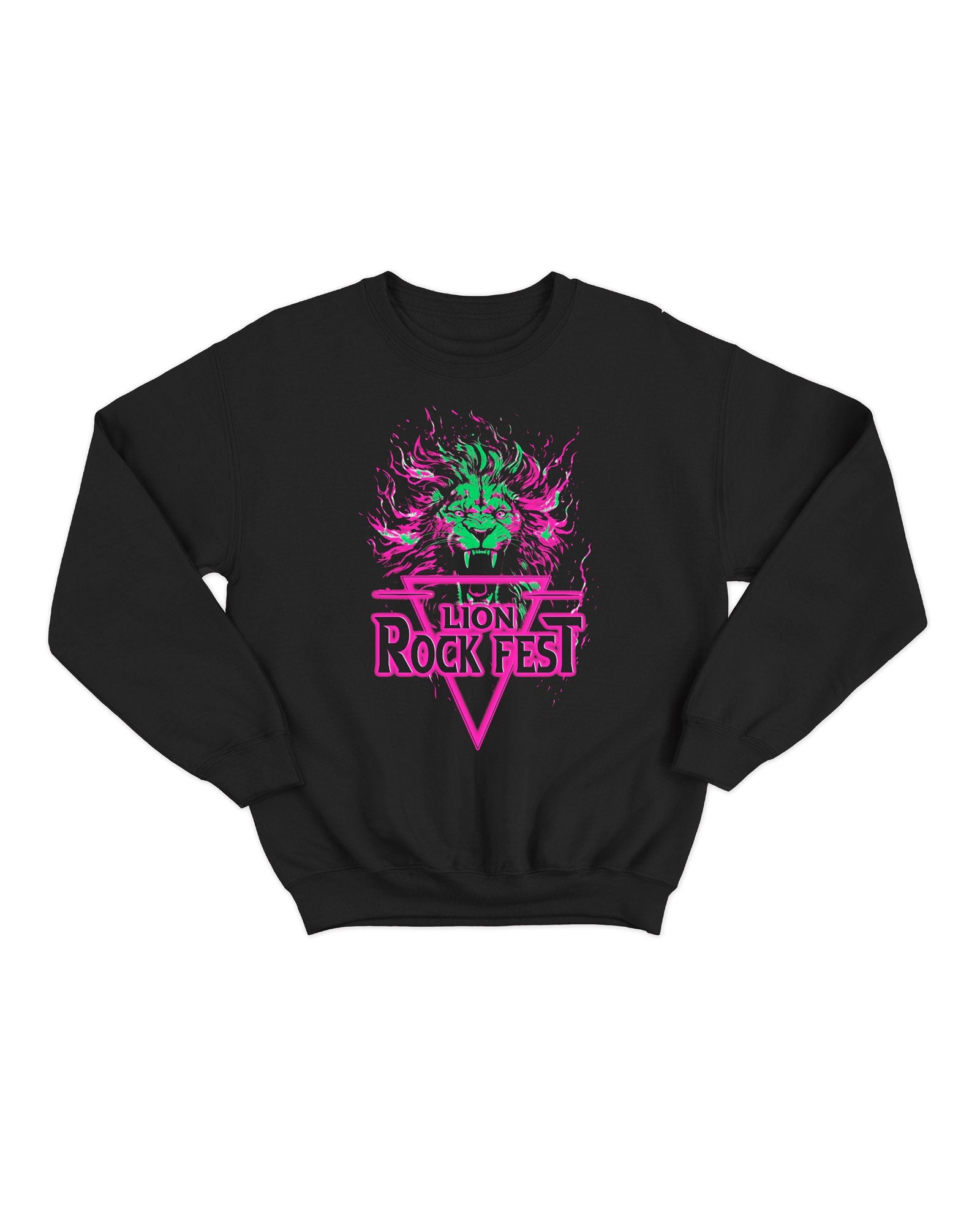 Lion Rock Fest - Sudadera Clásica Oficial Lion Rock Fest 2025 Negra - D2fy · Rocktud - Rocktud