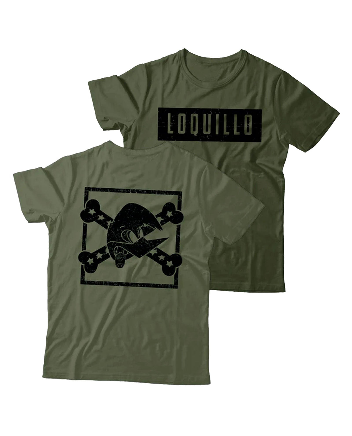 Loquillo - Camiseta Verde - D2fy · Rocktud - Loquillo