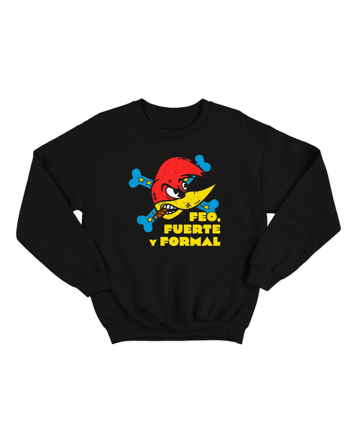 Loquillo - Sudadera Clásica Unisex "Feo, Fuerte y Formal II" - D2fy · Rocktud - Loquillo