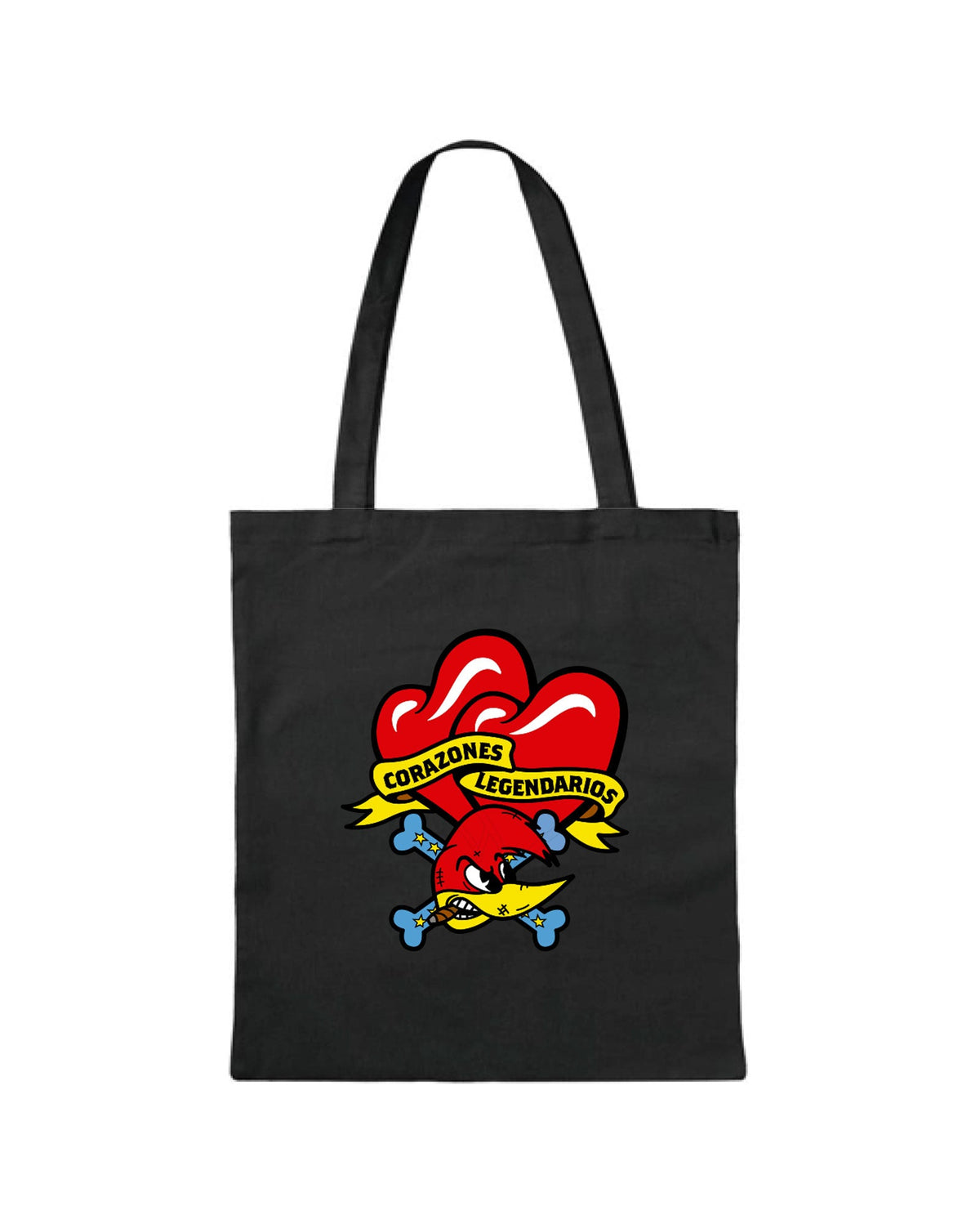 Loquillo - Tote Bag "Corazones Legendarios" Negra - D2fy · Rocktud - Loquillo