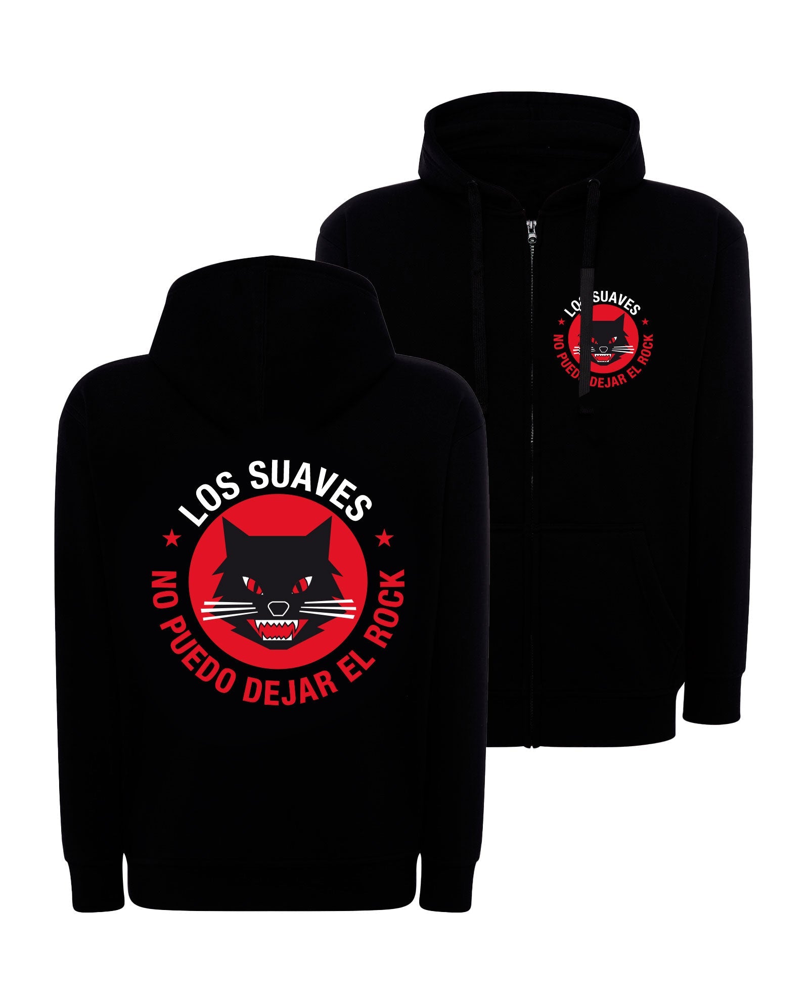 Los Suaves Sudadera capucha y cremallera 