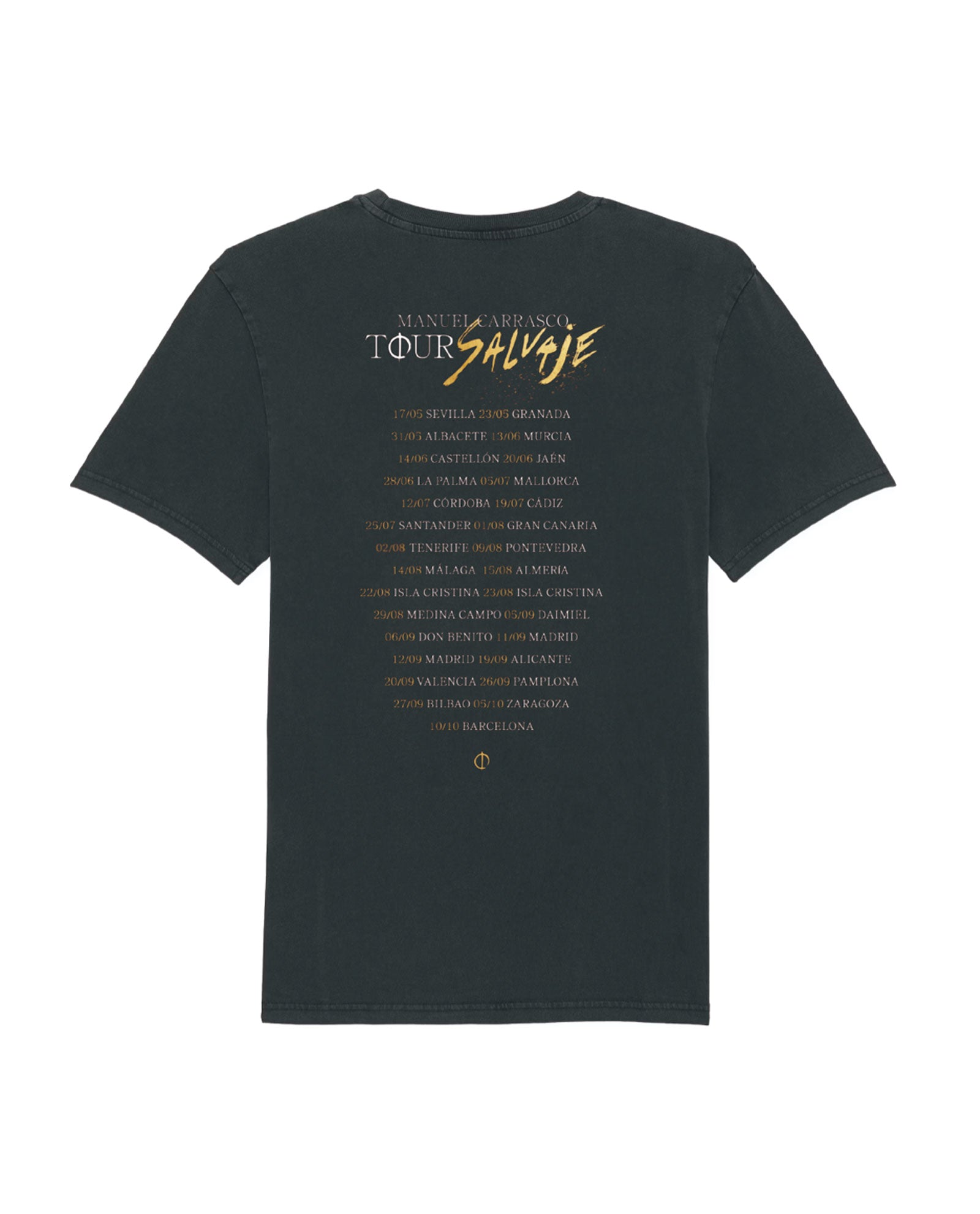 Manuel Carrasco - Camiseta Unisex "Tour Salvaje" Negro Vintage - D2fy · Rocktud - Manuel Carrasco