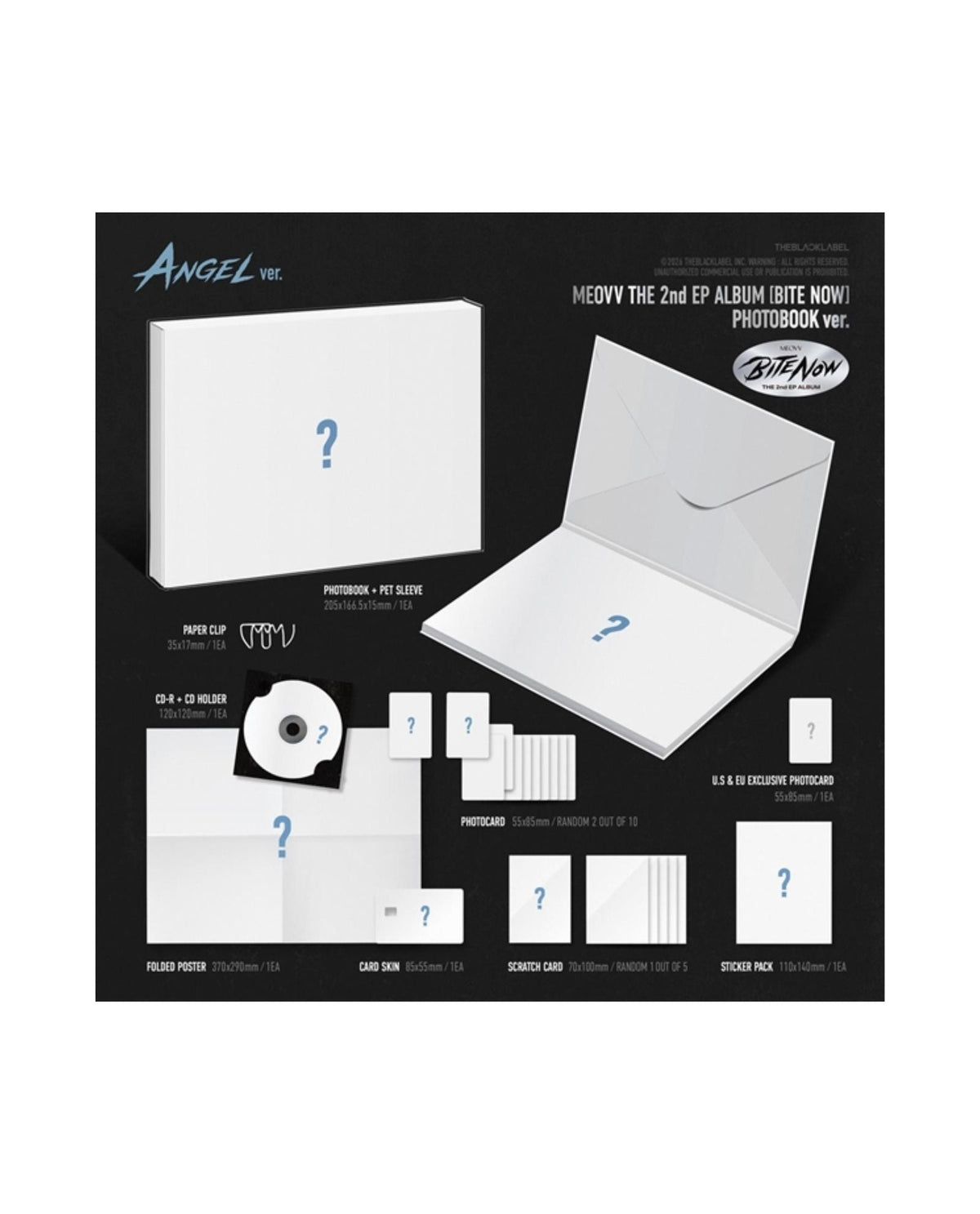 Meovv - CD "2Nd Ep 'Bite Now' (Angel Ver.)" - D2fy - Direct To Fans - D2fy