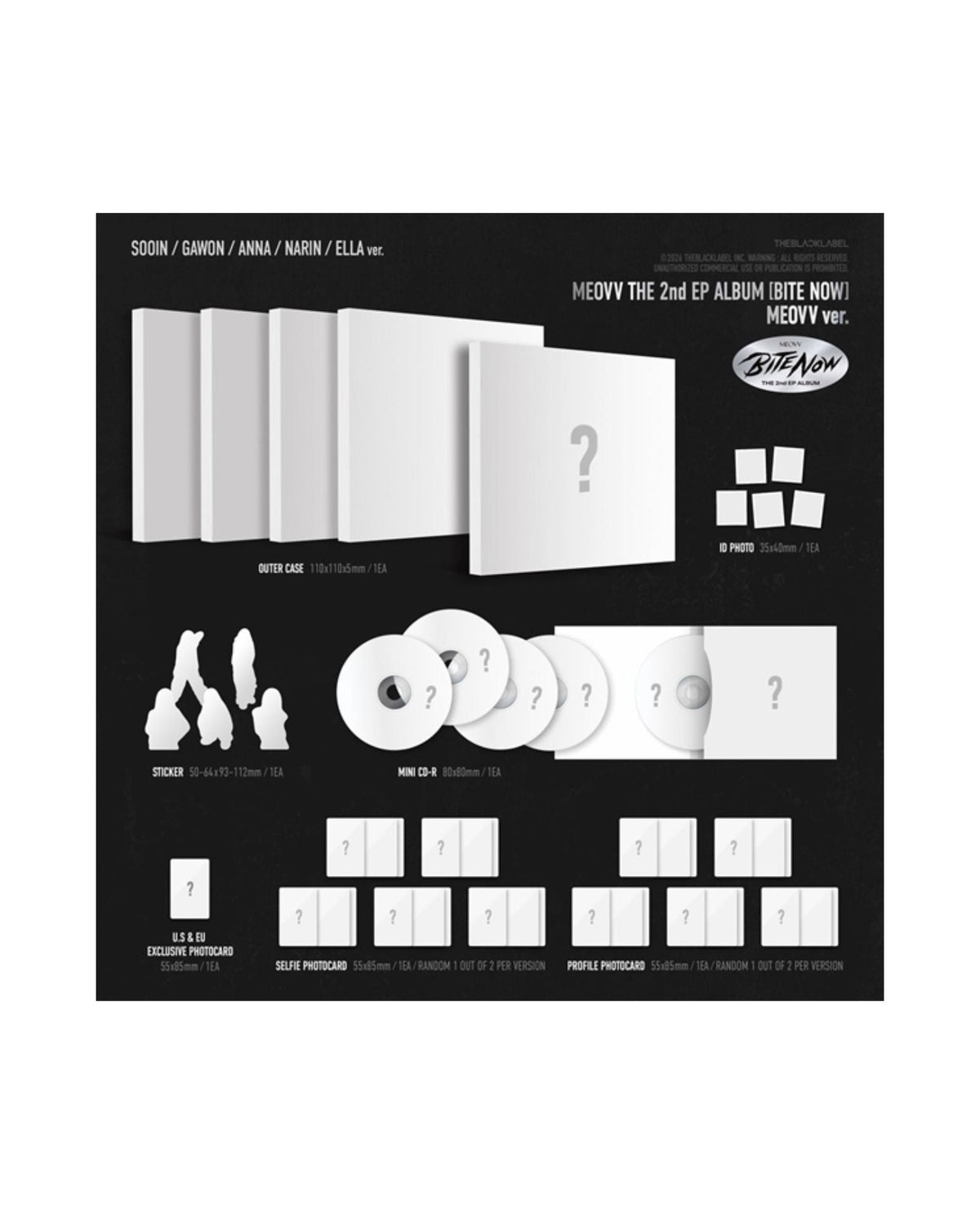 Meovv - CD "2Nd Ep 'Bite Now' (Meovv Ver.)" - D2fy - Direct To Fans - D2fy