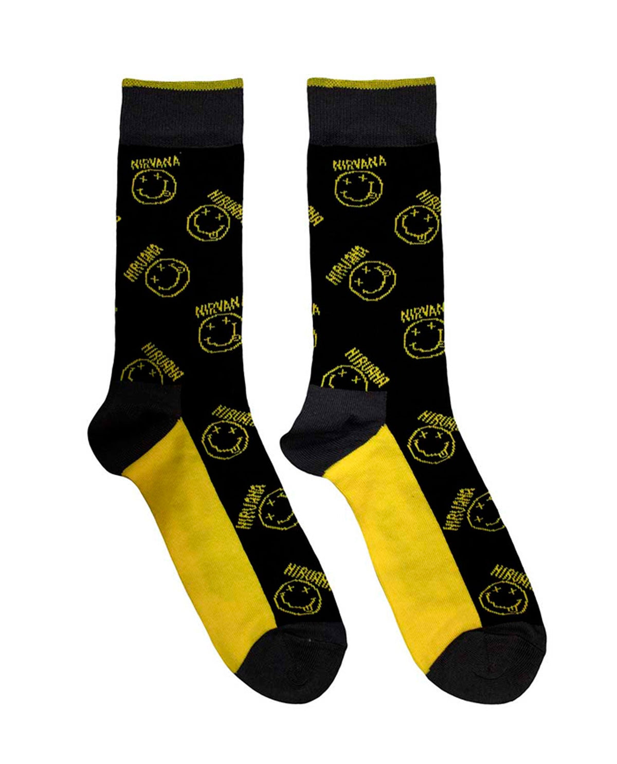 Nirvana - Calcetines "Happy Face" - D2fy · Rocktud - Rocktud