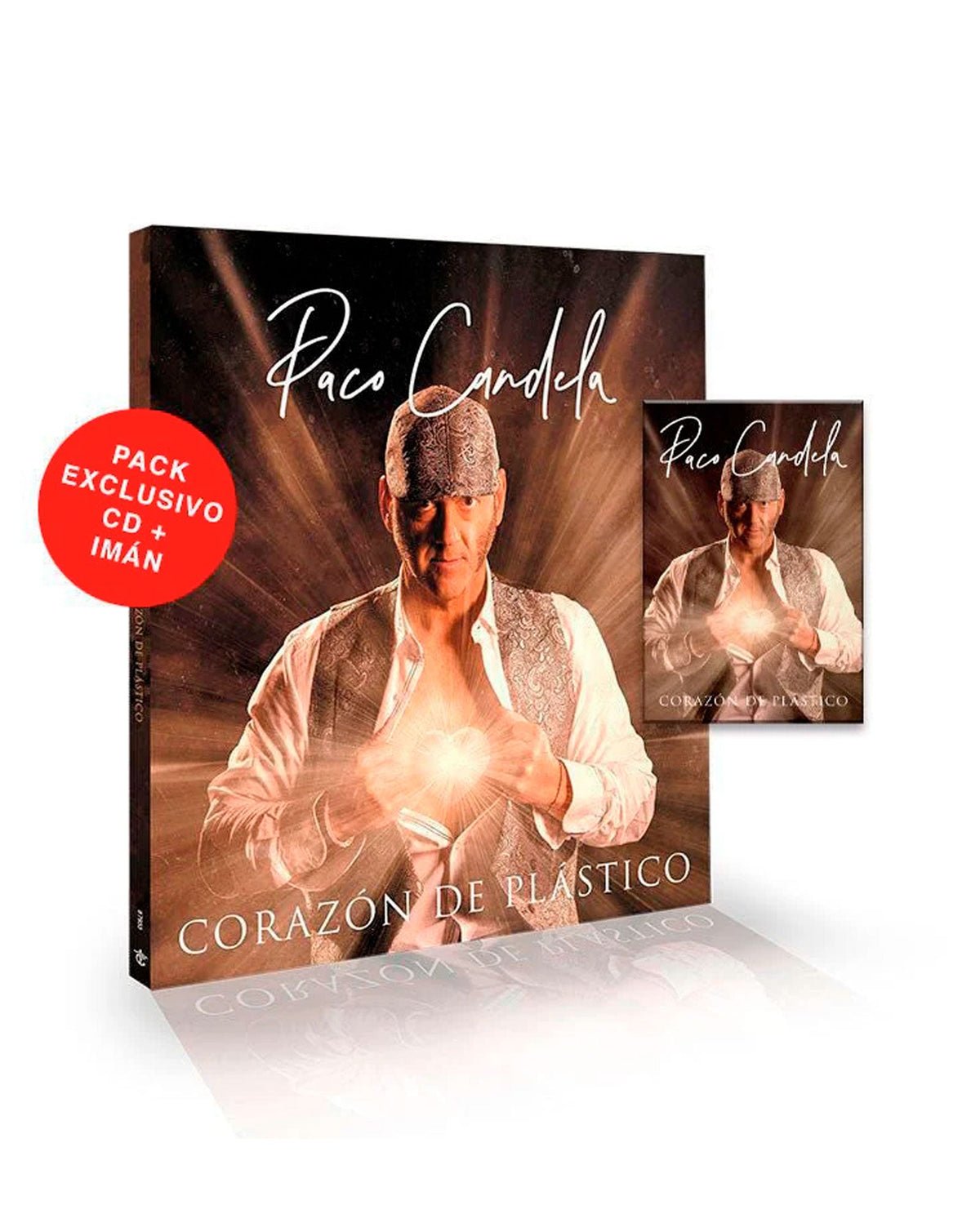 Paco Candela - Pack CD Digifile Deluxe “Corazón de Plástico” + Imán Oficial - D2fy · Rocktud - Paco Candela