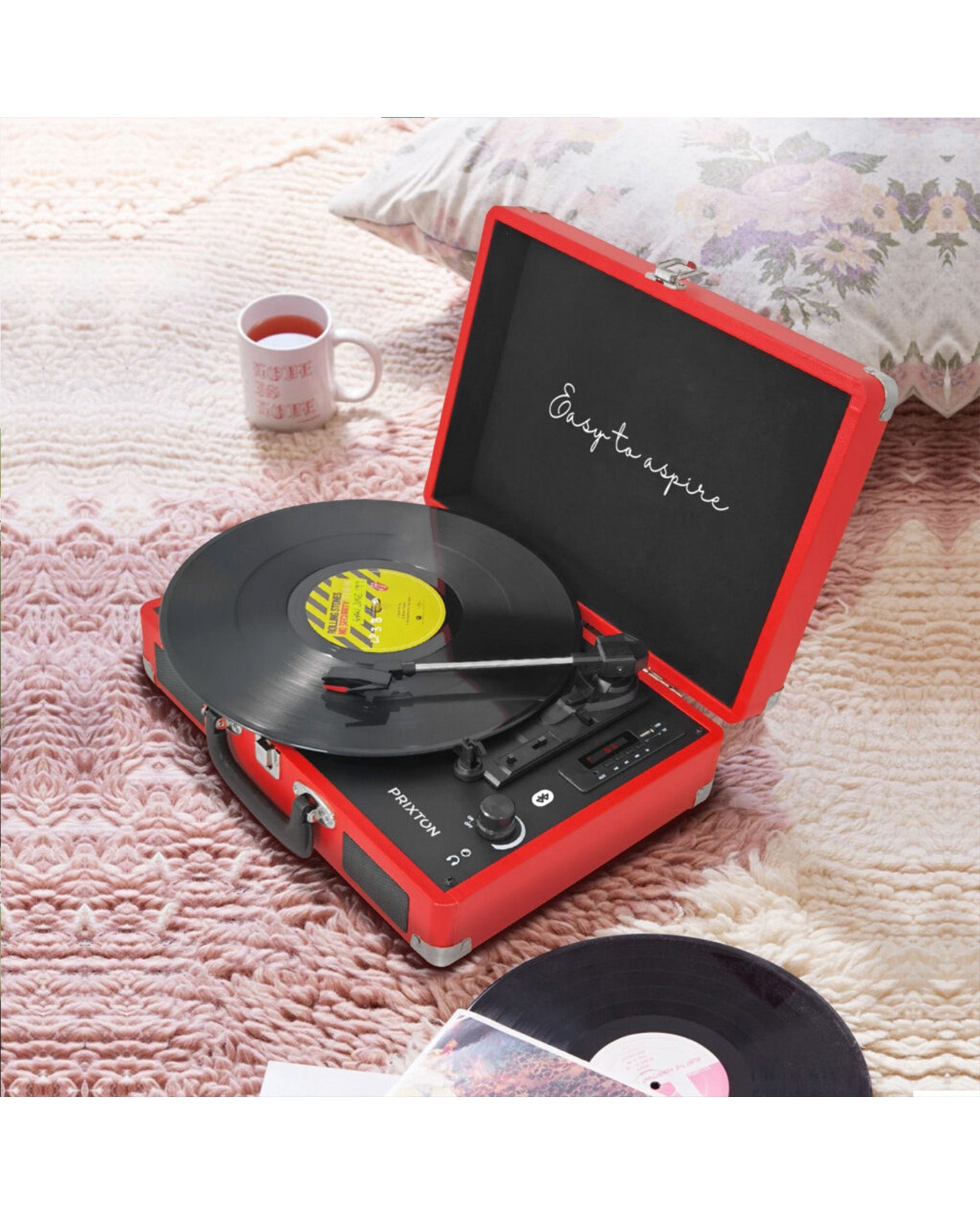 Prixton - Tocadiscos Bluetooth VC400 Rojo - D2fy · Rocktud - D2fy