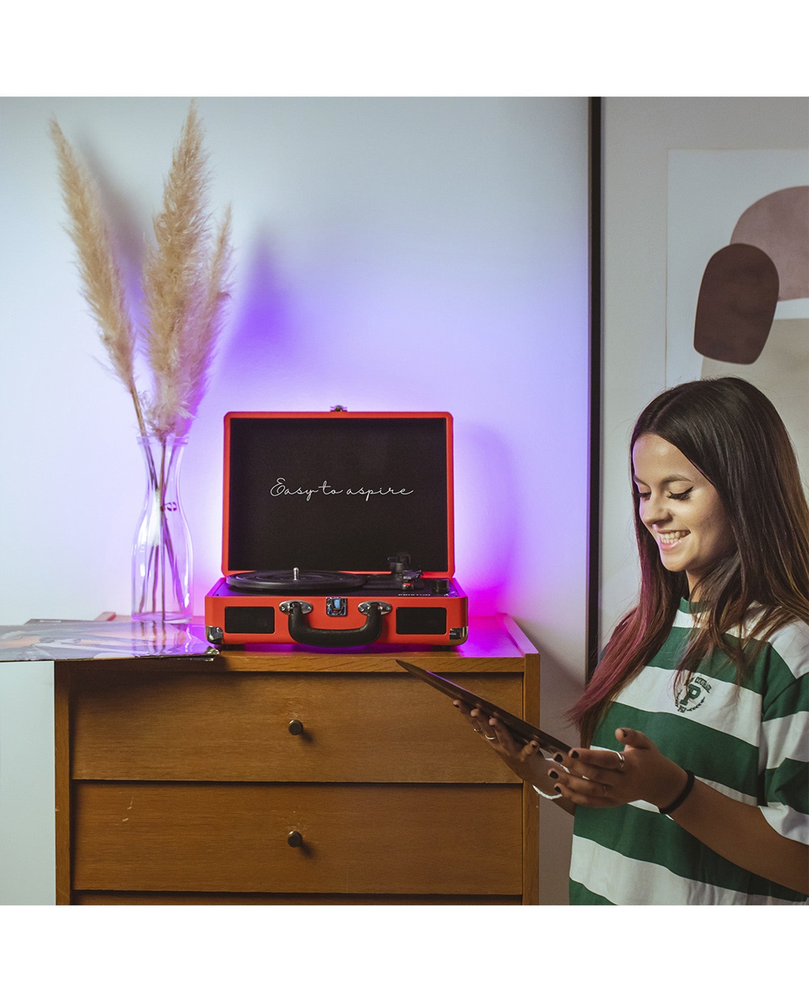 Prixton - Tocadiscos Bluetooth VC400 Rojo - D2fy · Rocktud - D2fy