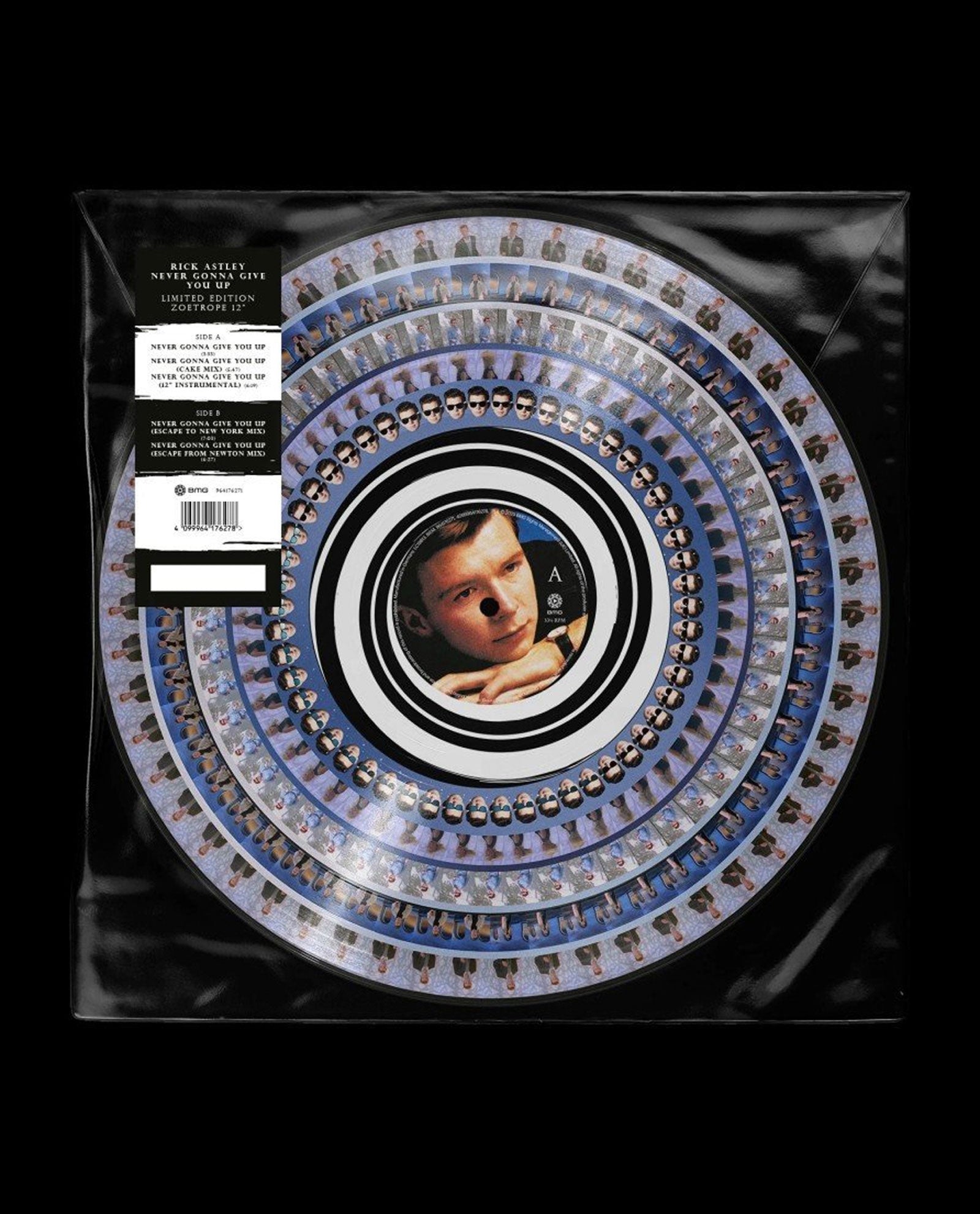 Rick Astley - Vinilo 12" Zoetrope "Never Gonna Give You Up"