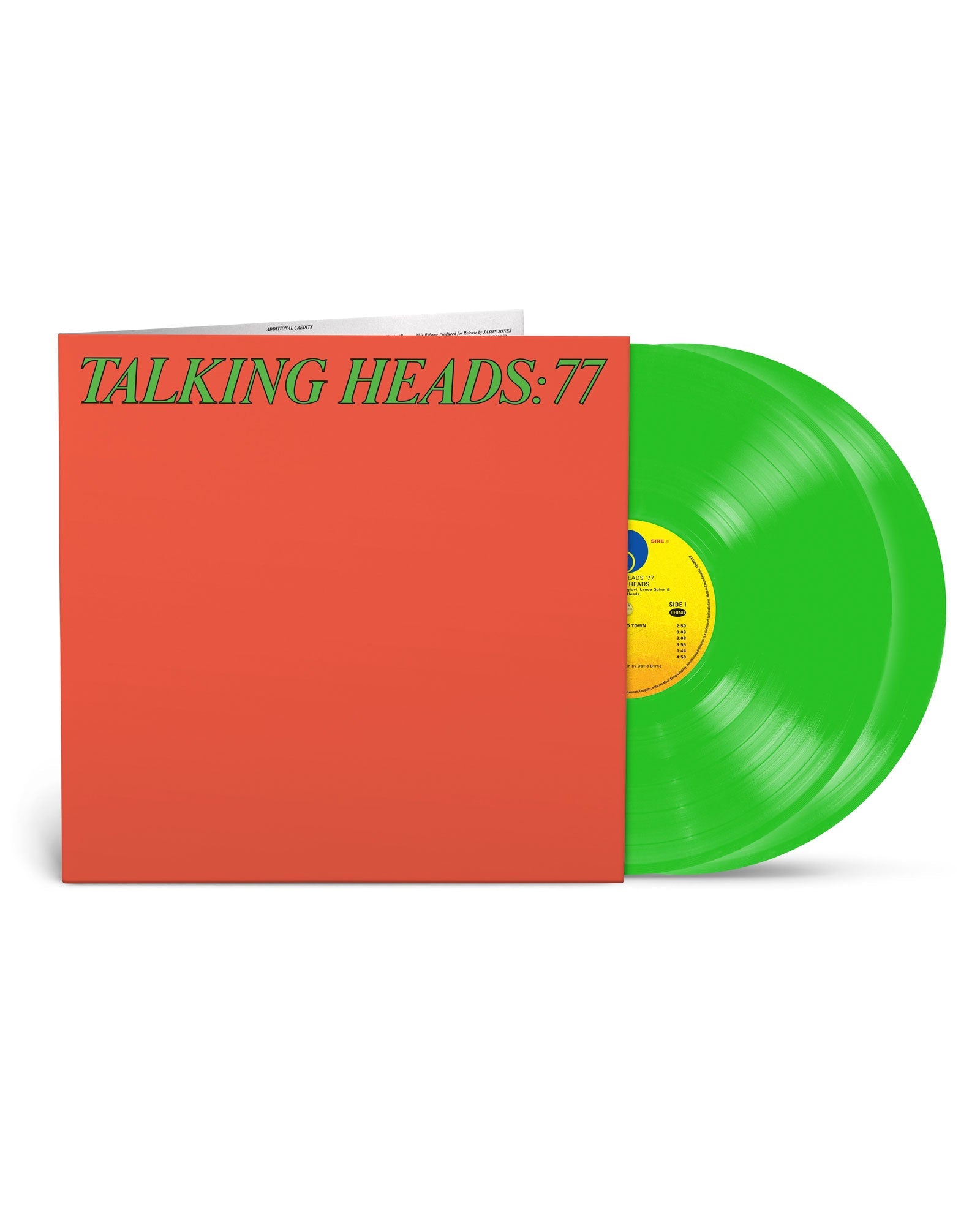 Talking Heads - 2LP Vinilo Verde "Talking Heads:77" - D2fy · Rocktud - Rocktud