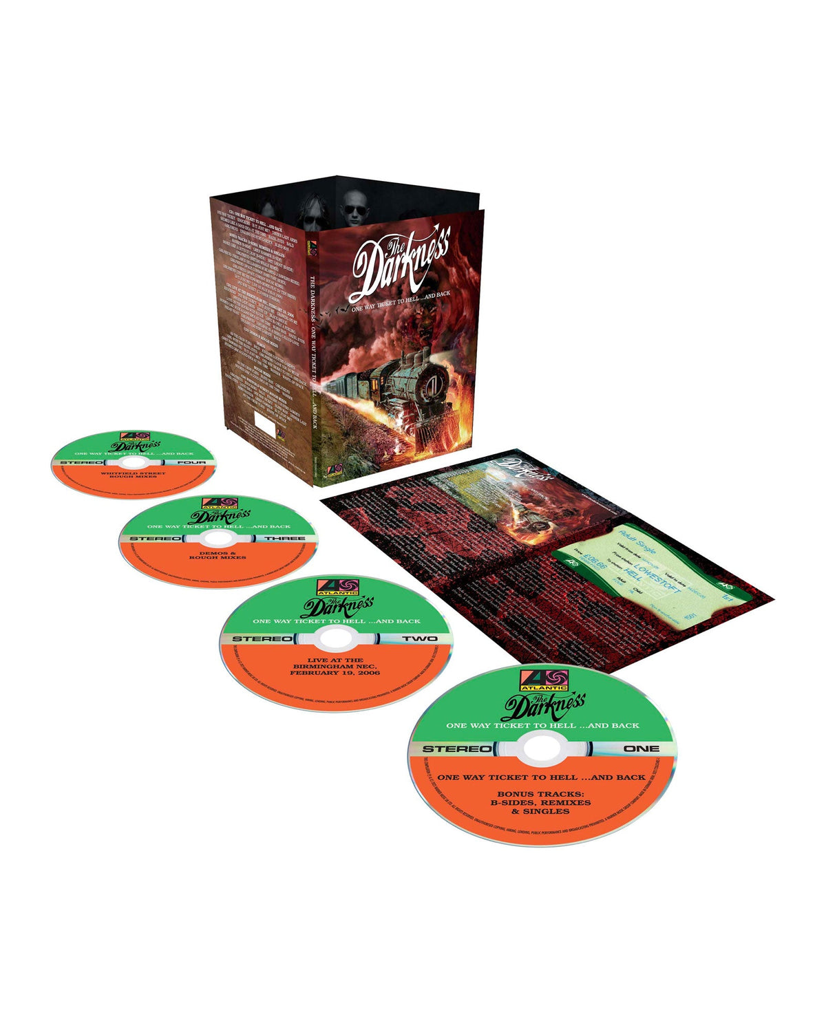 The Darkness - 4CD "One Way Ticket to Hell...and Back (20th Anniversary Deluxe Edition)" - D2fy · Rocktud - Rocktud