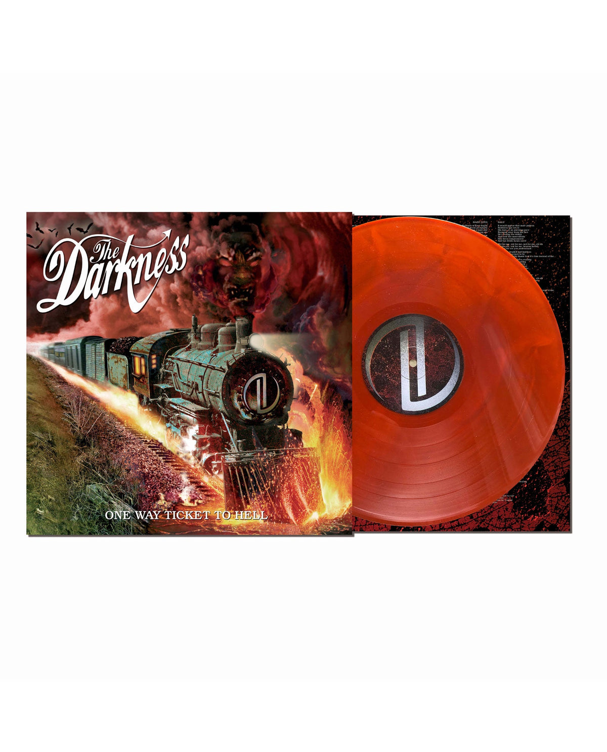 The Darkness - LP Vinilo Color Fuego "One Way Ticket to Hell...and Back (20th Anniversary Deluxe Edition)" - D2fy · Rocktud - Rocktud