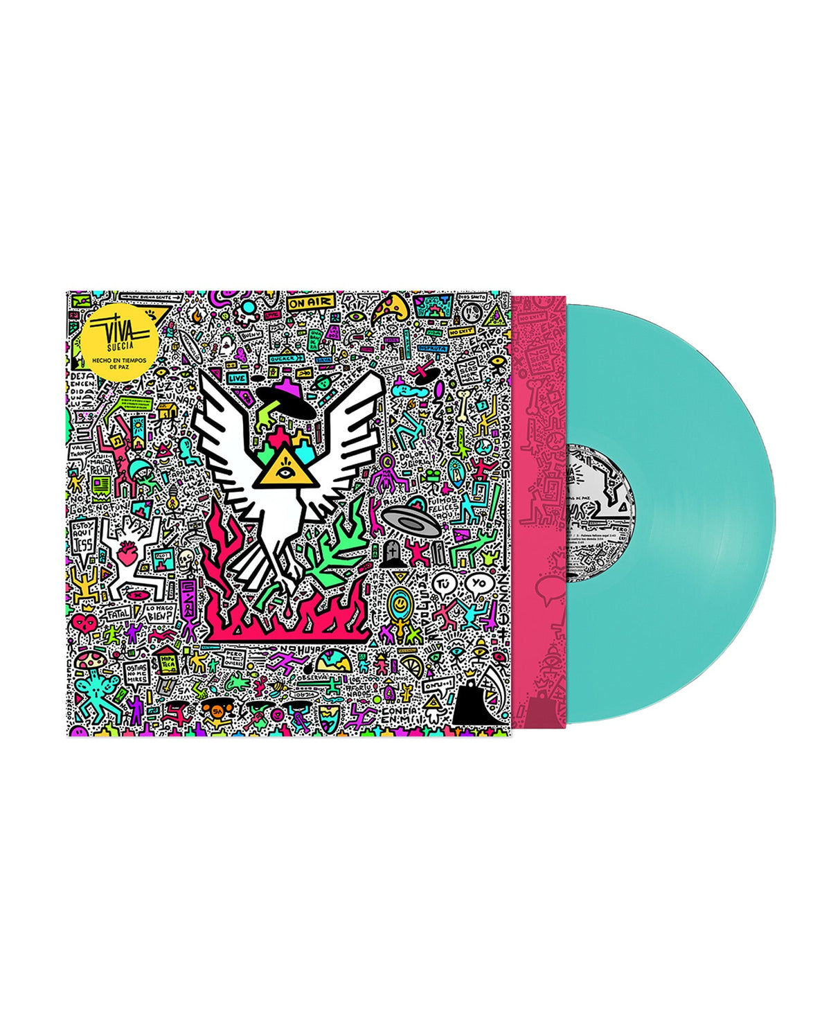 Viva Suecia - LP Vinilo Azul "Hecho En Tiempos De Paz" - D2fy · Rocktud - Rocktud