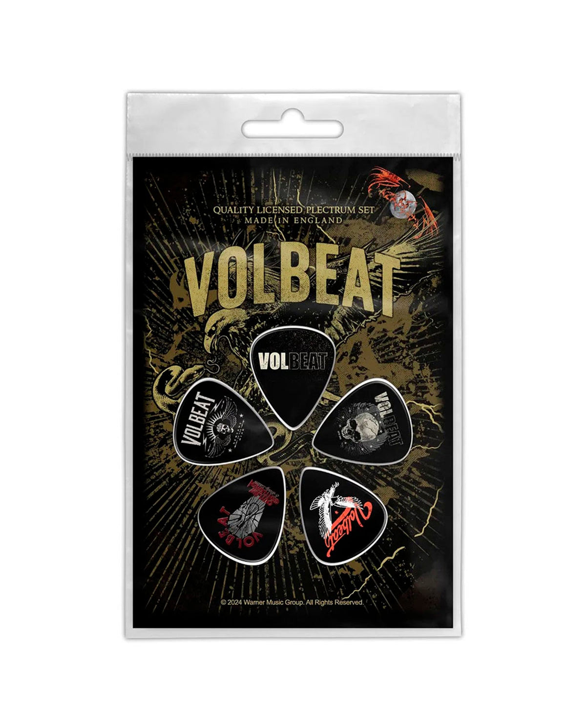 Volbeat - Pack de púas "Eagle" - D2fy · Rocktud - Rocktud