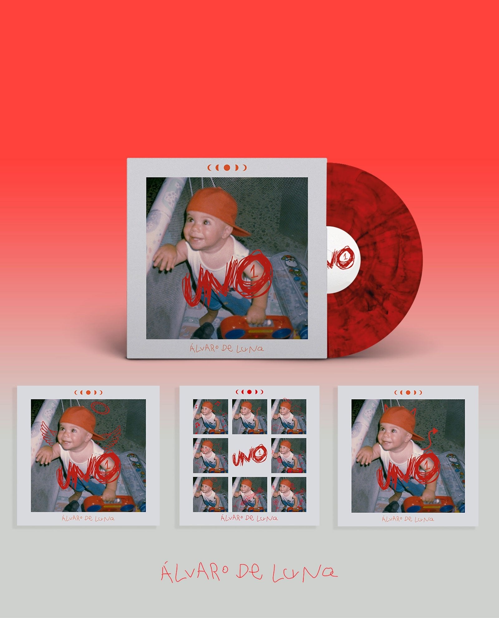 Álvaro de Luna - LP Vinilo + 3 láminas "UNO" - D2fy · Rocktud - D2fy
