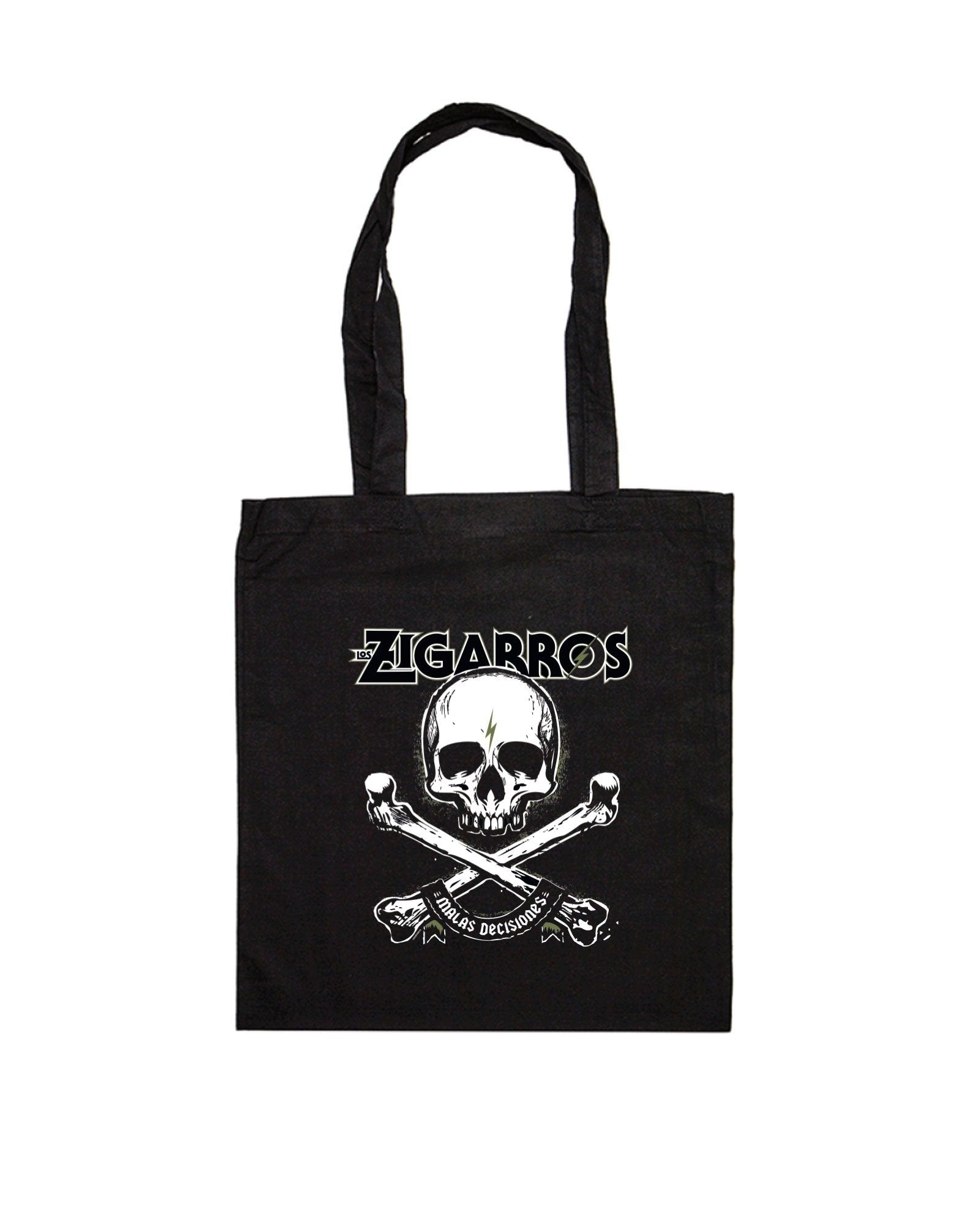 Bolsa Tela "Calavera" Negra - Los Zigarros - Rocktud - Los Zigarros