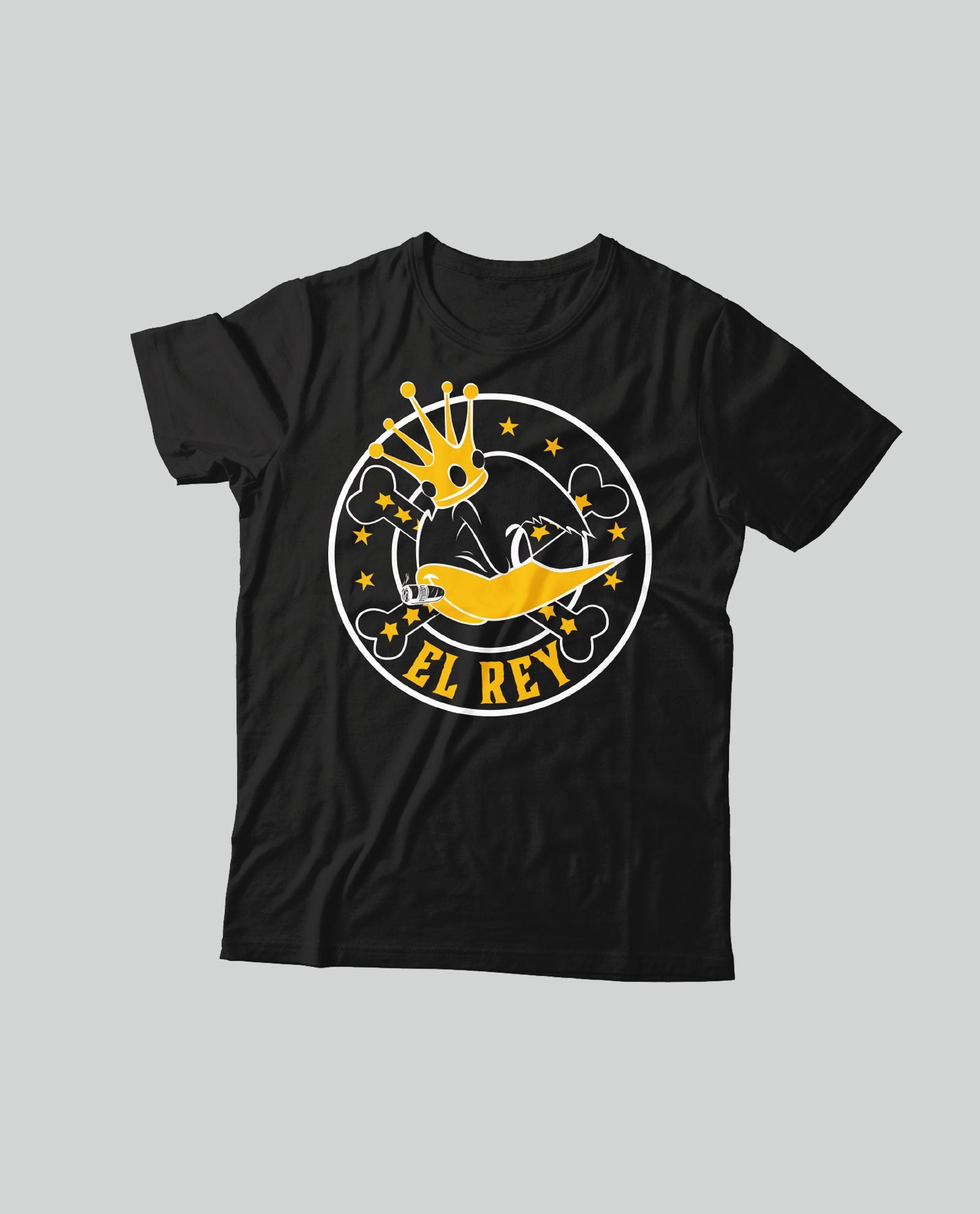 Camiseta EL REY Negra - Loquillo - Rocktud - Loquillo