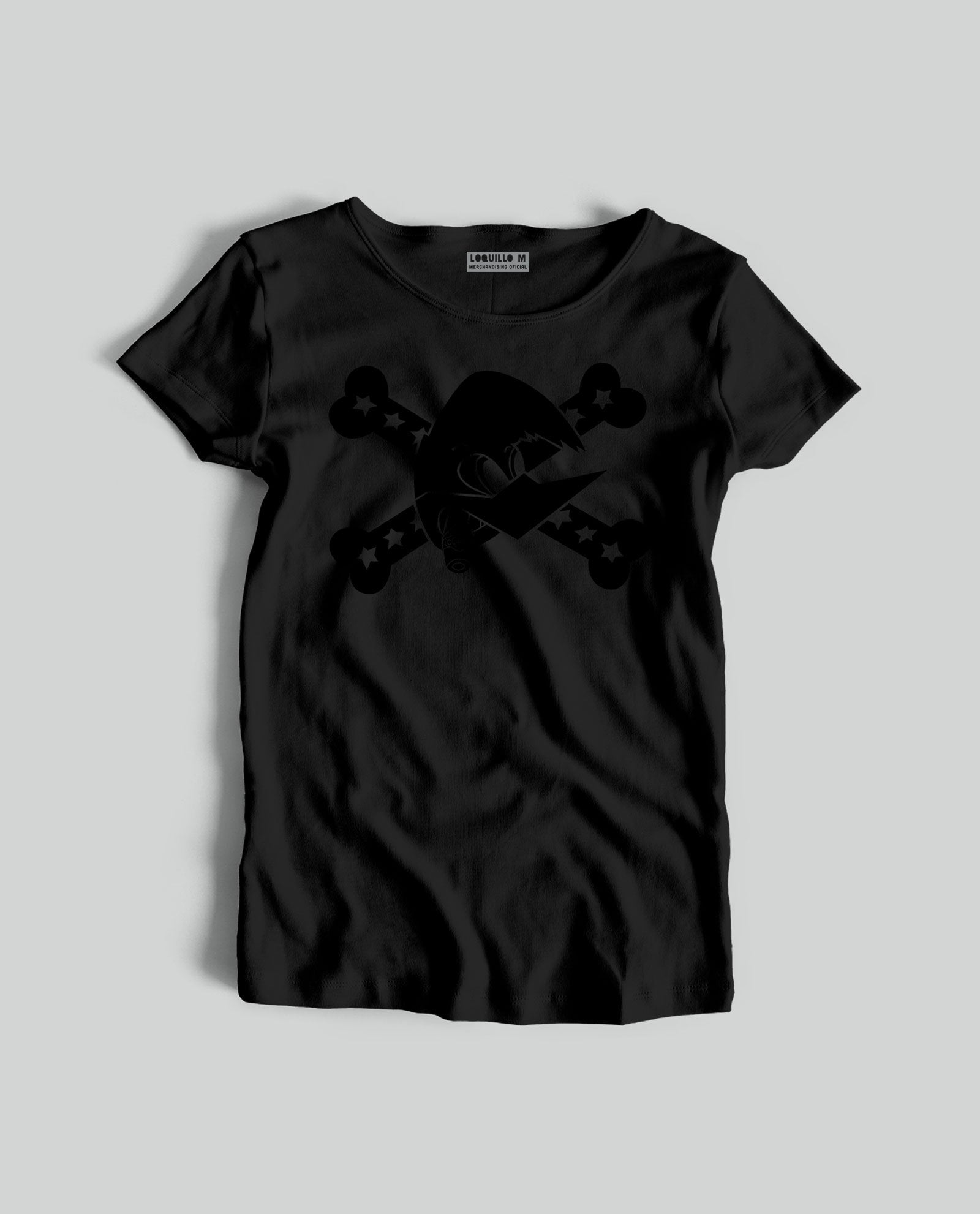 Camiseta Loquillo Logo Terciopelo - Rocktud - Loquillo
