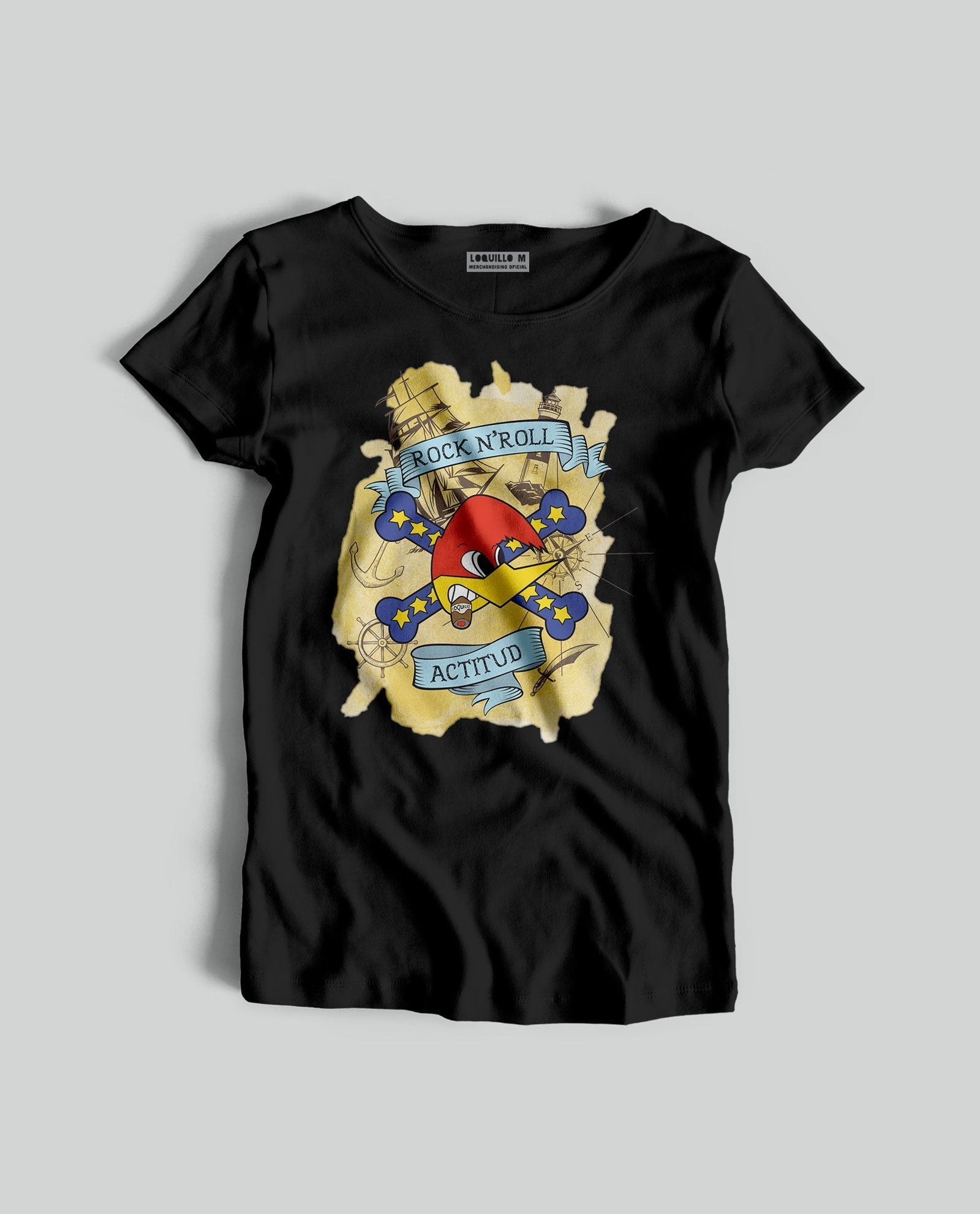Camiseta Loquillo Rock & Roll Actitud I - Rocktud - Loquillo