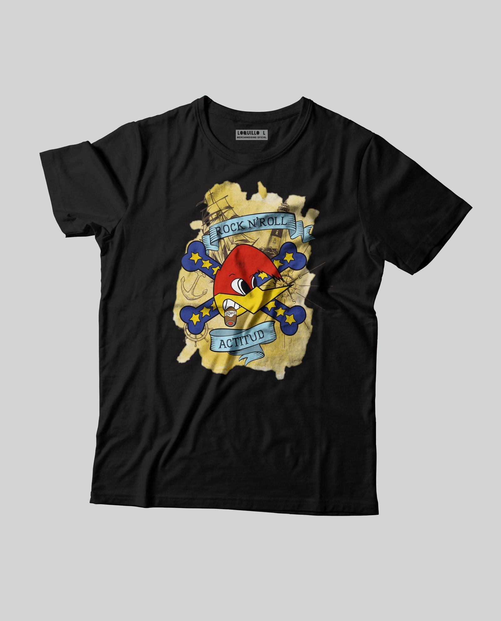 Camiseta Loquillo Rock & Roll Actitud I - Rocktud - Loquillo