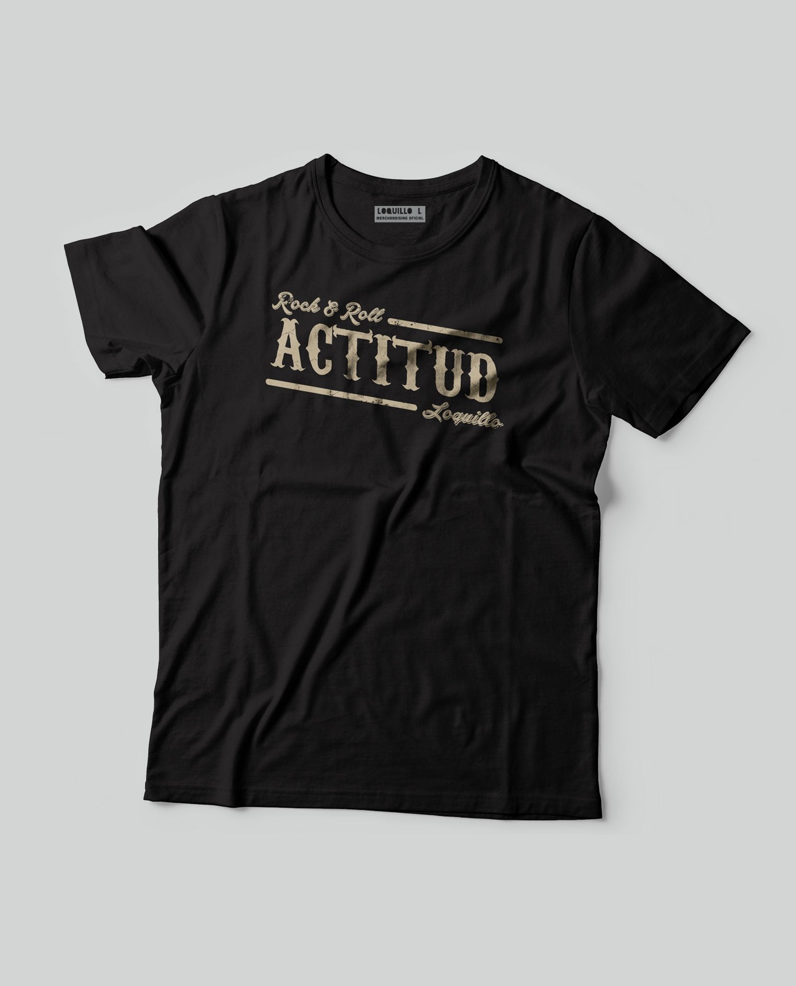 Camiseta Loquillo Rock & Roll Actitud II - Rocktud - Loquillo