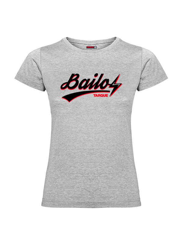 Camiseta Tarque Bailo Gris Mujer - Rocktud - Tarque