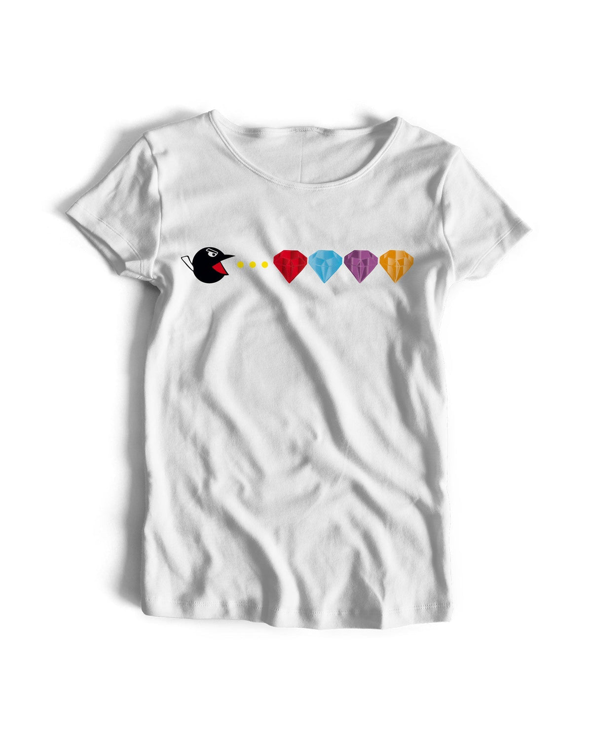 Camiseta URRAK Comecocos - Blanco - D2fy · Rocktud - Urrak