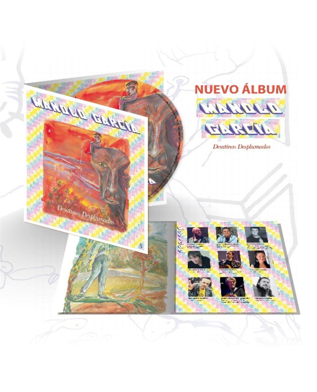 CD Digipack Libreto 20 Páginas DESATINOS DESPLUMADOS - MANOLO GARCÍA - Rocktud - Rocktud