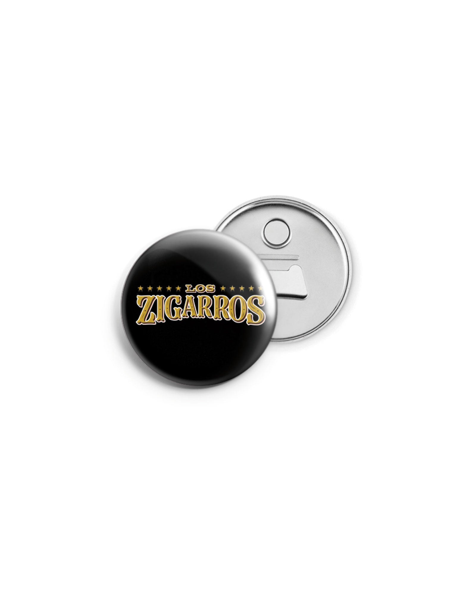 Chapa Abridor Imán Logo Los Zigarros 59 mm - Rocktud - Los Zigarros