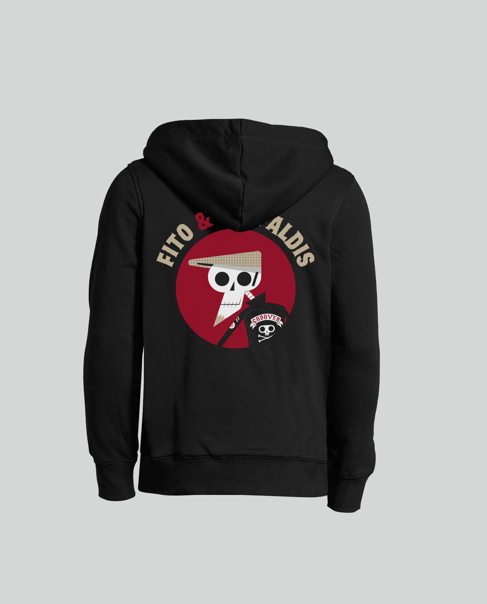Chaqueta "Cadáver Edición Teatros" con borreguito Unisex - Negro - Rocktud - Fito y Fitipaldis