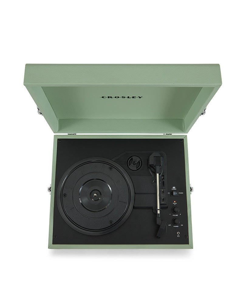 Crosley - Tocadiscos Crosley Voyager Bluetooth Doble - Salvia - D2fy · Rocktud - D2fy