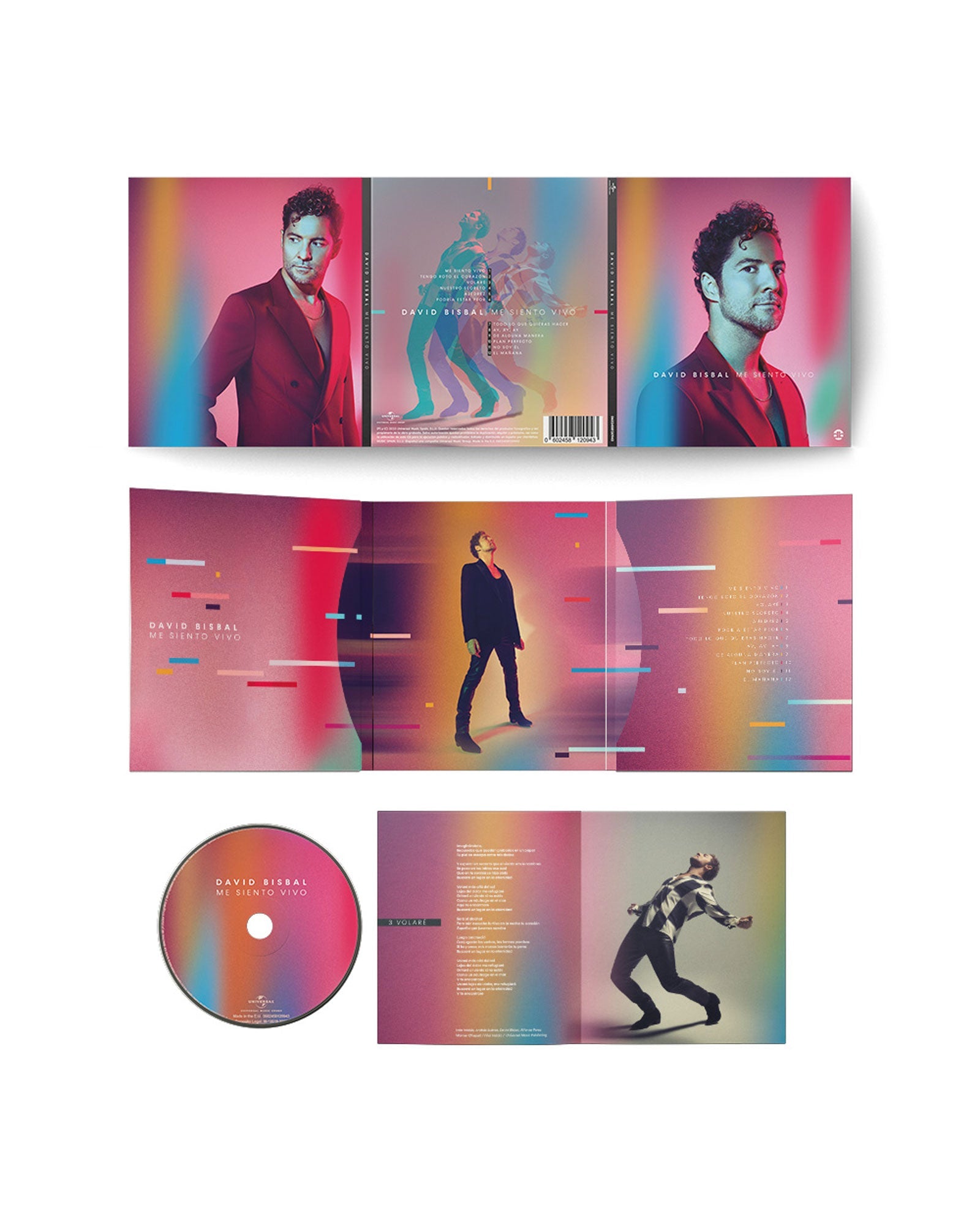 David Bisbal - CD "Me siento vivo" - D2fy · Rocktud - D2fy