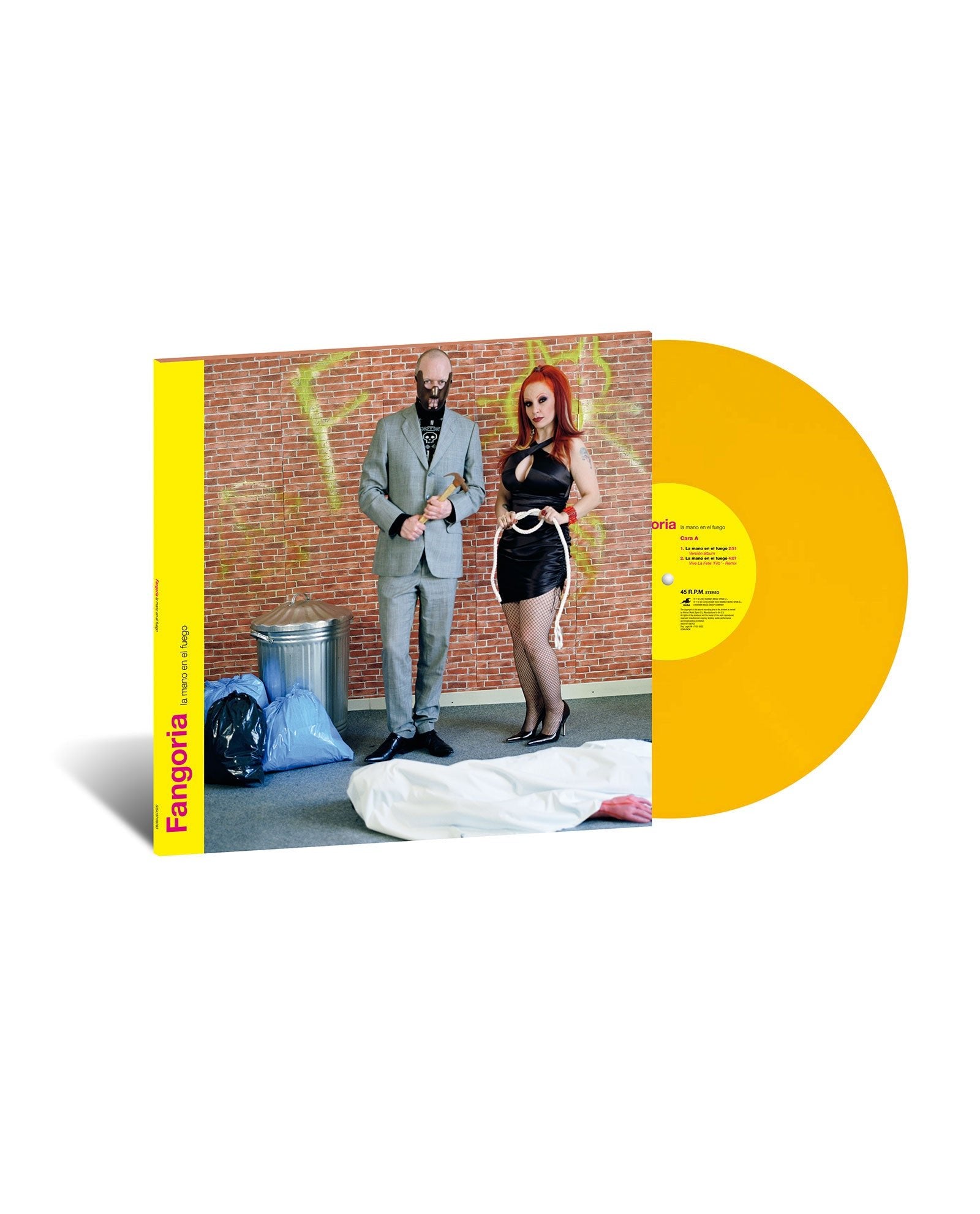 Fangoria - LP Maxi Vinilo Amarillo "La Mano en el Fuego" - D2fy · Rocktud - D2fy