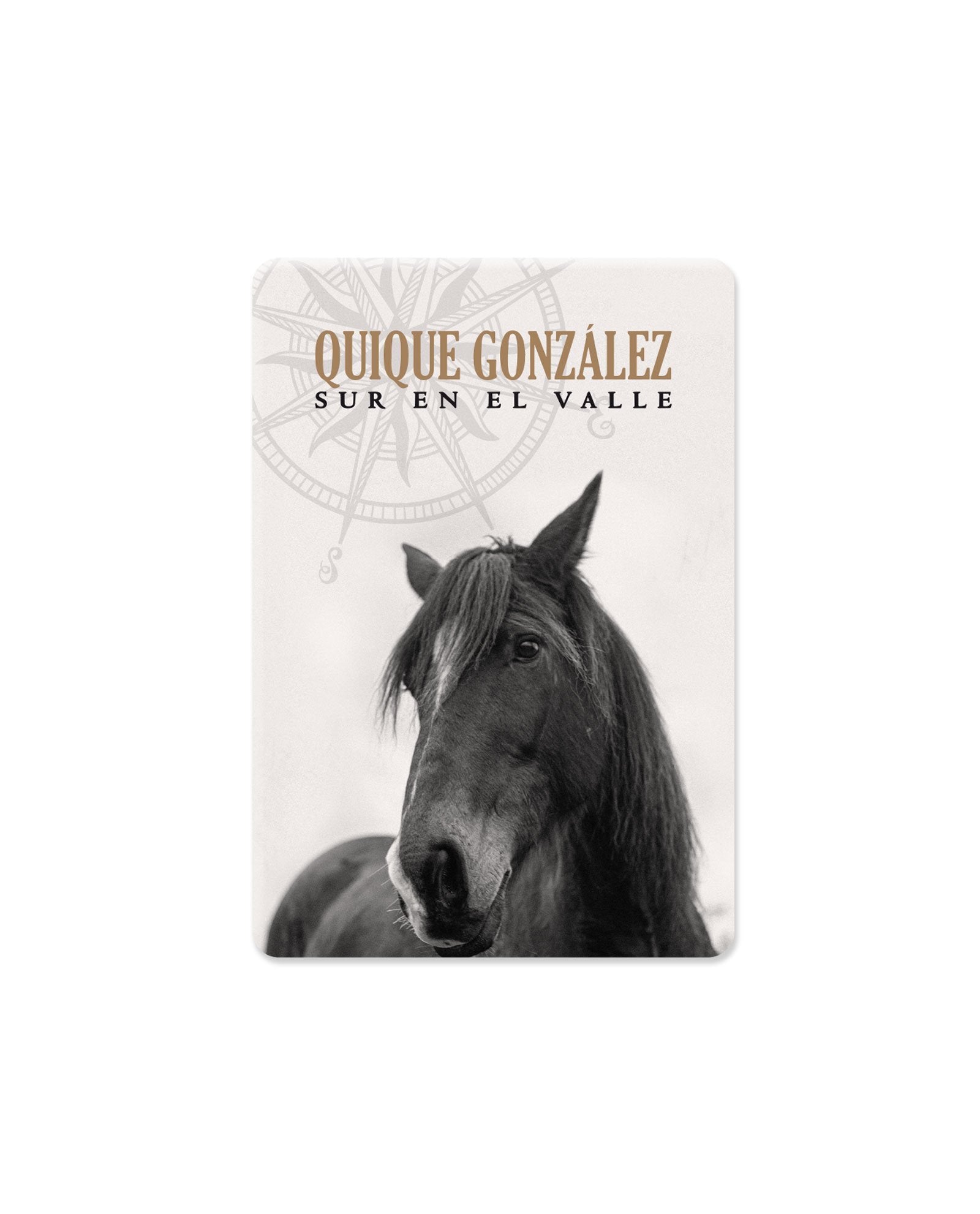 Imán nevera Sur en el Valle Caballo - Quique González - Rocktud - Quique González