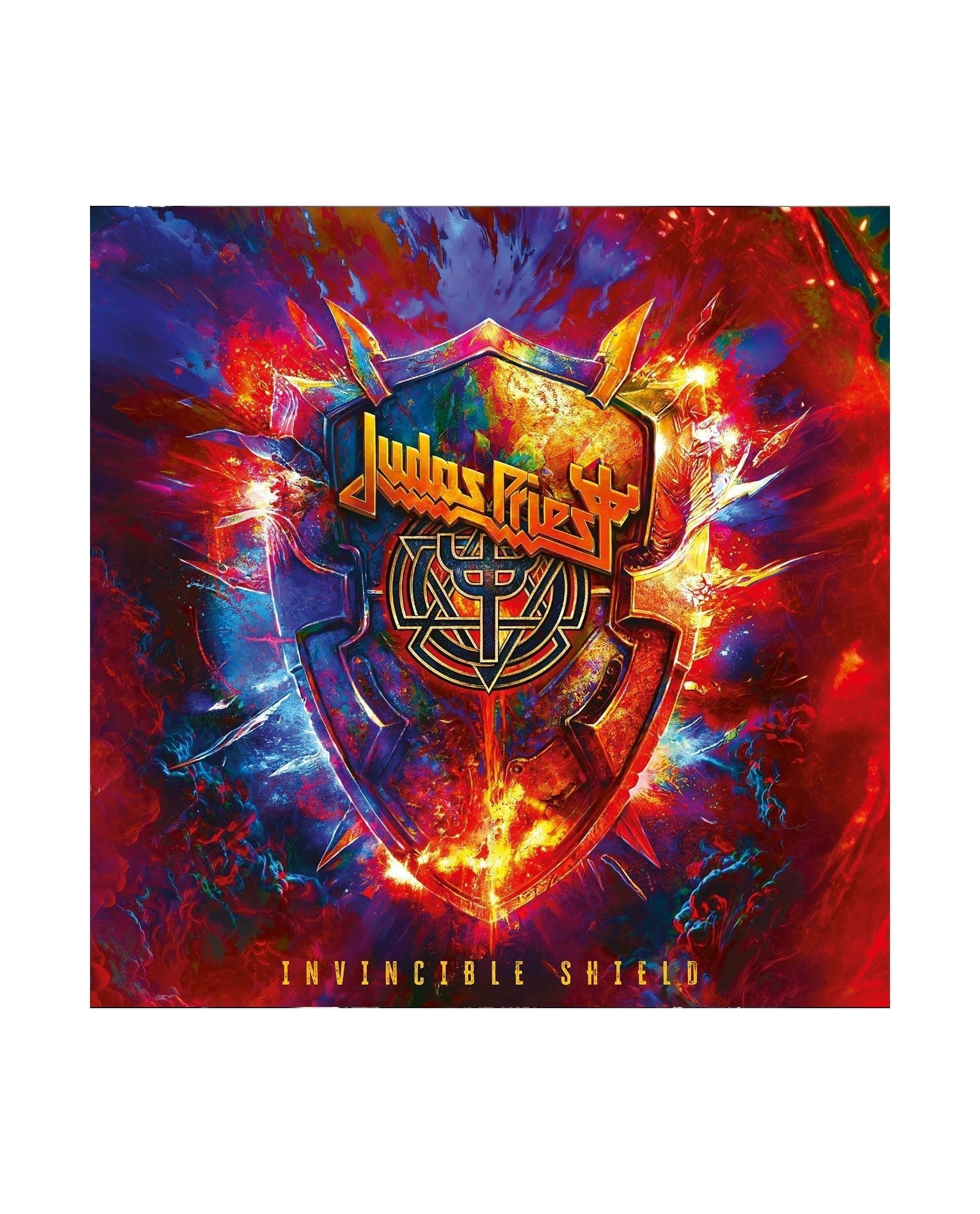 Judas Priest - 2LP Vinilo Rojo Invincible Shield